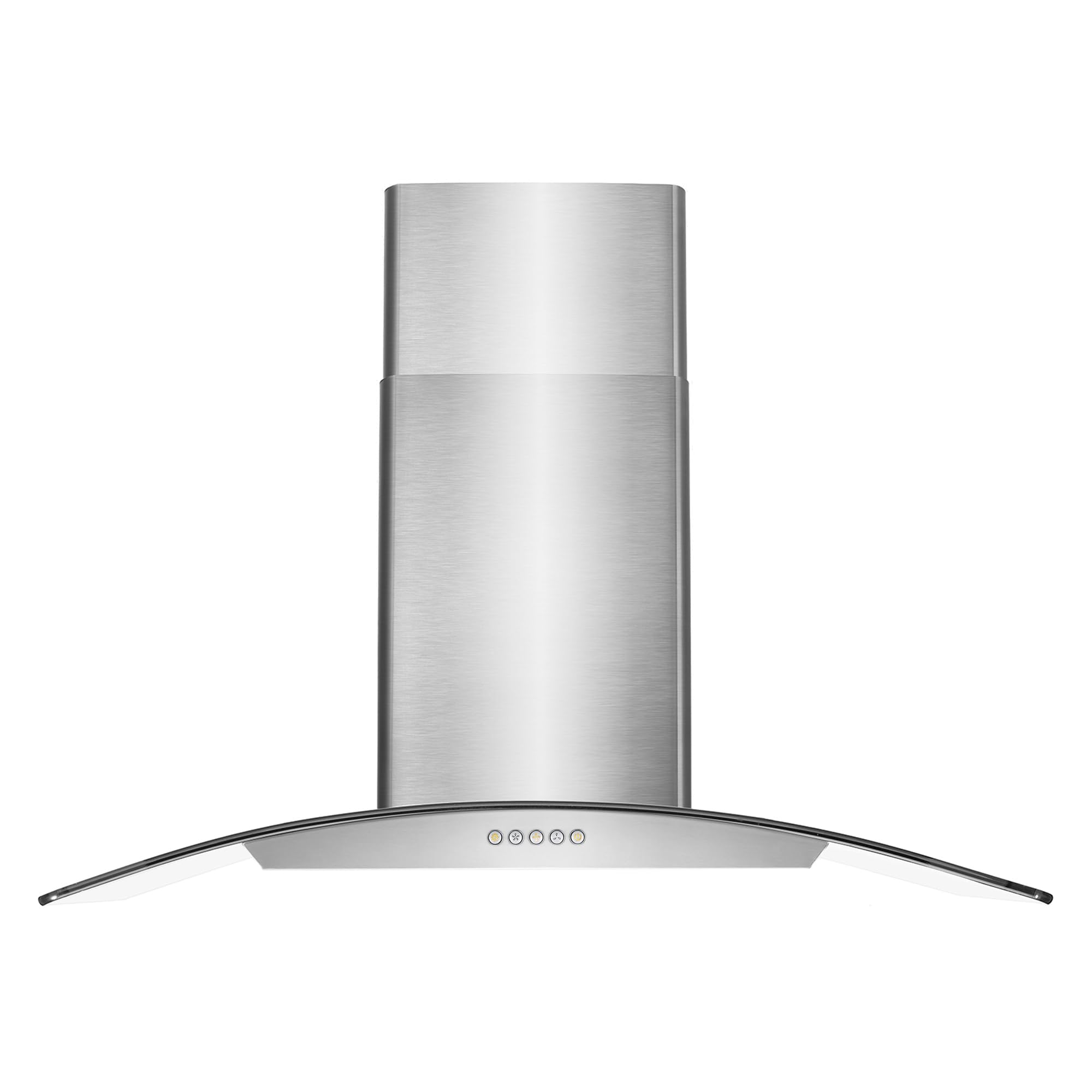 COSMO COS-668A900 36 Inch Stainless Steel Wall Mount Range Hood - 380 CFM Ducted Ventilation with LED Lights & Button Controls | Perfect for Modern Kitchens, Cooking Ventilation & Smoke Removal