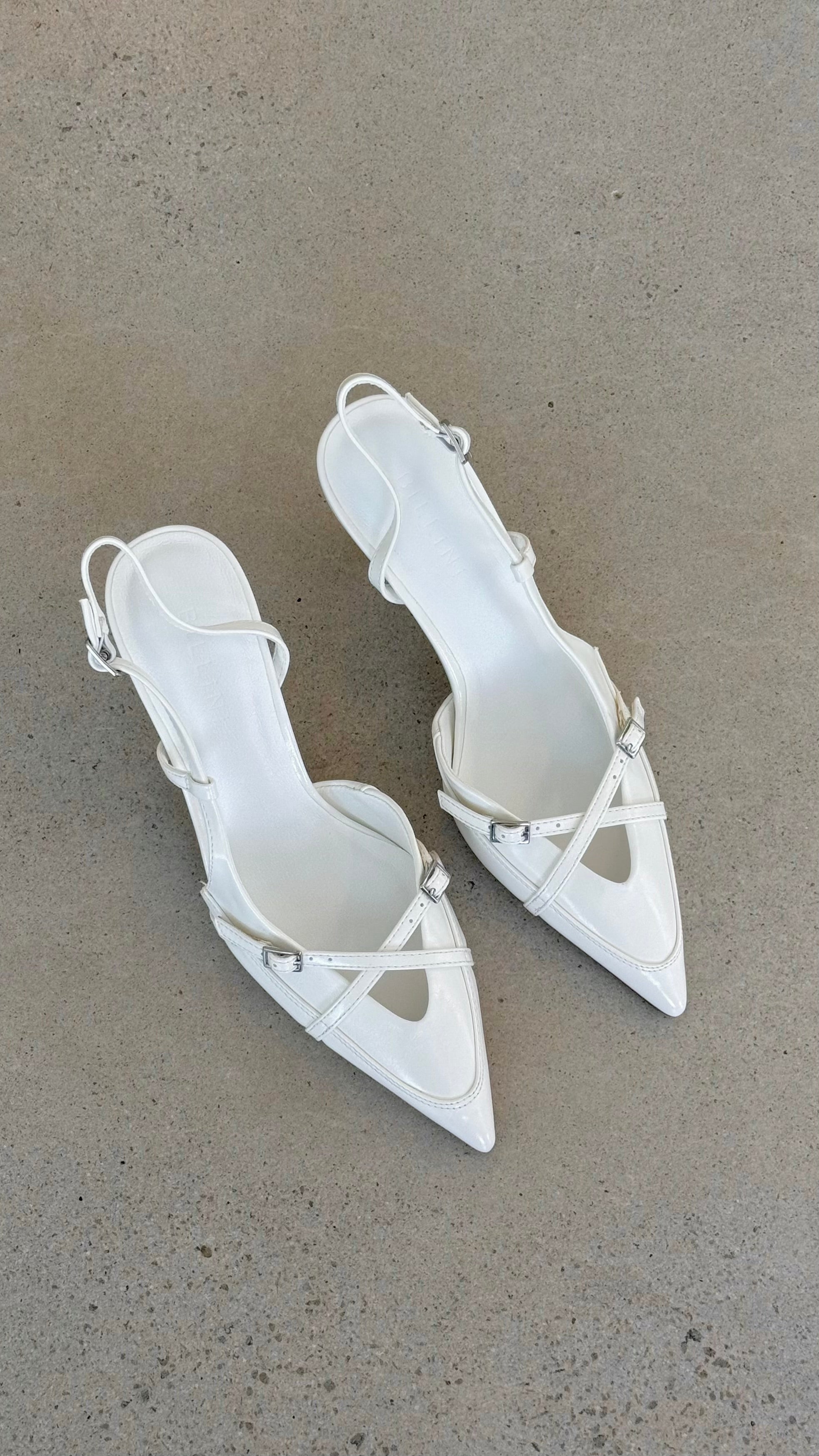 Huxly White Shine High Heels - Elegant Women's Dress Shoes for Party, Wedding & Evening Events | Comfortable Pumps for Formal Occasions