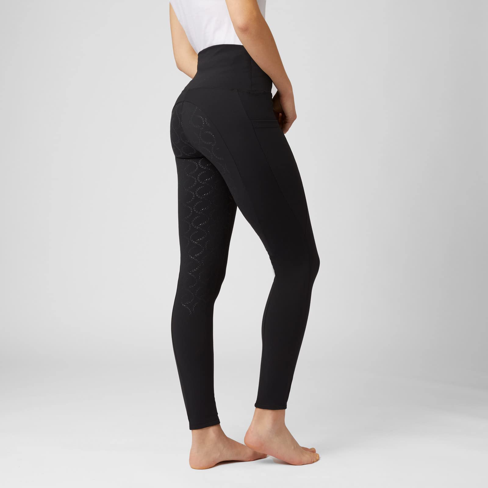 HORZE Gillian Women's Silicone Full Seat Equestrian Riding Tights - Perfect for Horseback Riding, Training & Competition