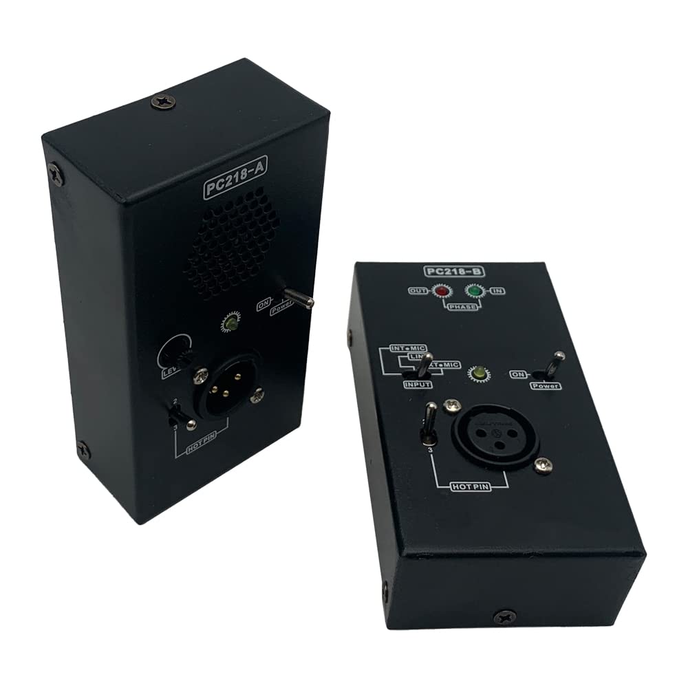 PC218 Phase Polarity Checker Detector for Audio Speakers & Microphones - Professional Sound System Tester with Short-Outer Metal Box | Perfect for Studio Setup, Live Sound Checks, and Audio Equipment Maintenance