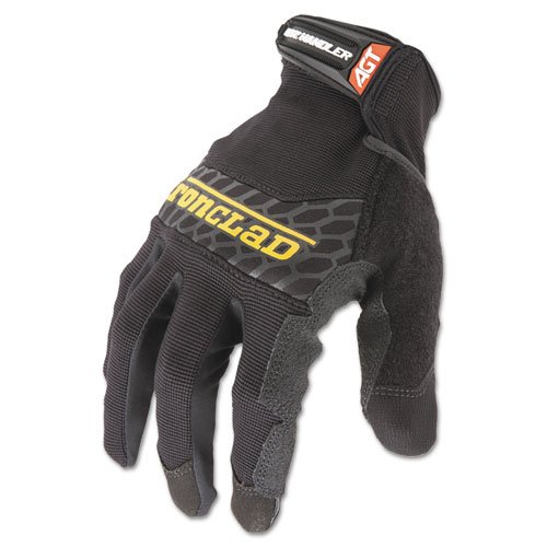 Box Handler Gloves - Black, Medium - Heavy Duty Work Gloves for Moving, Warehouse & Shipping - Durable Grip & Protection