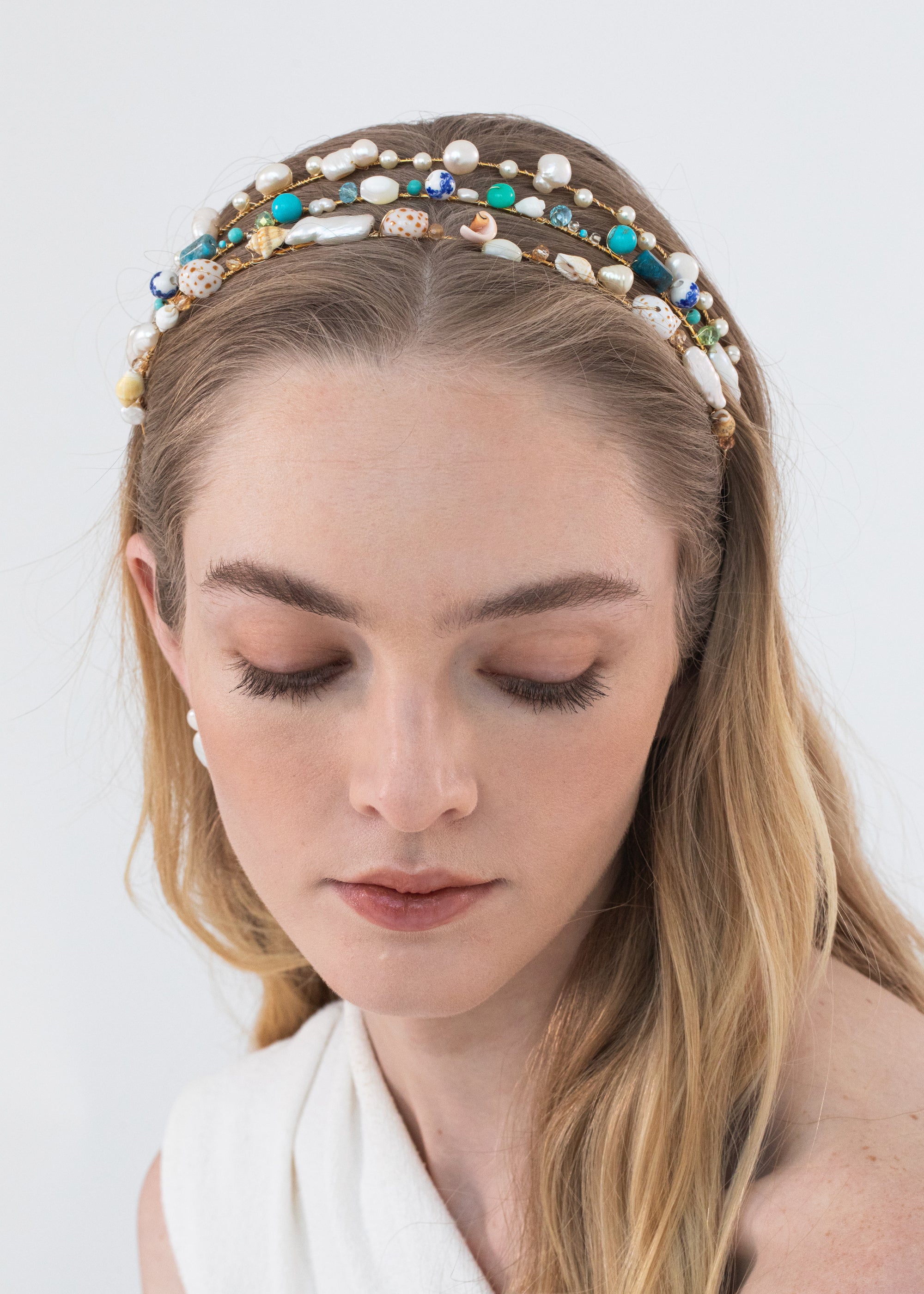 Elegant Tasha Pearl Headband for Women - Fashion Hair Accessory for Weddings, Parties & Everyday Wear