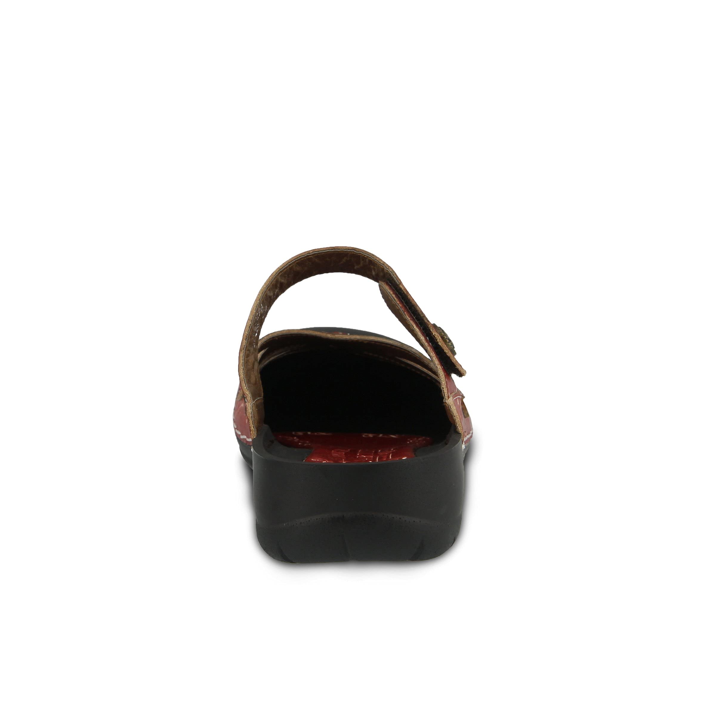 L'Artiste by Spring Step Women's Copa Flat Sandal - Comfortable Leather Flip Flops for Women | Casual Summer Beach Shoes | Perfect for Vacation, Poolside & Outdoor Wear