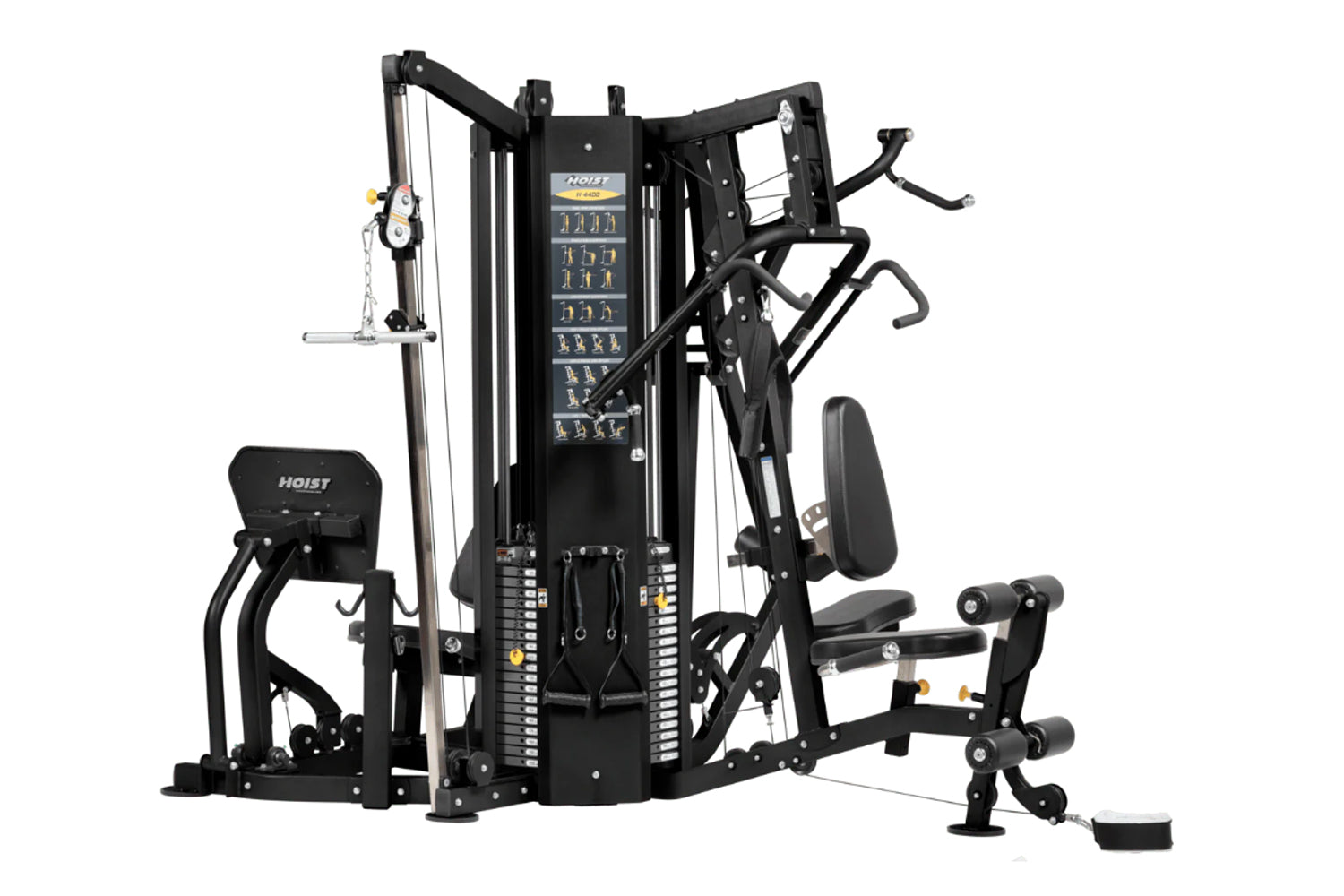 Hoist H4400 Multi Stack Home Gym - 4 Stack Strength Training Machine for Full Body Workouts | Perfect for Home & Garage Gym Fitness