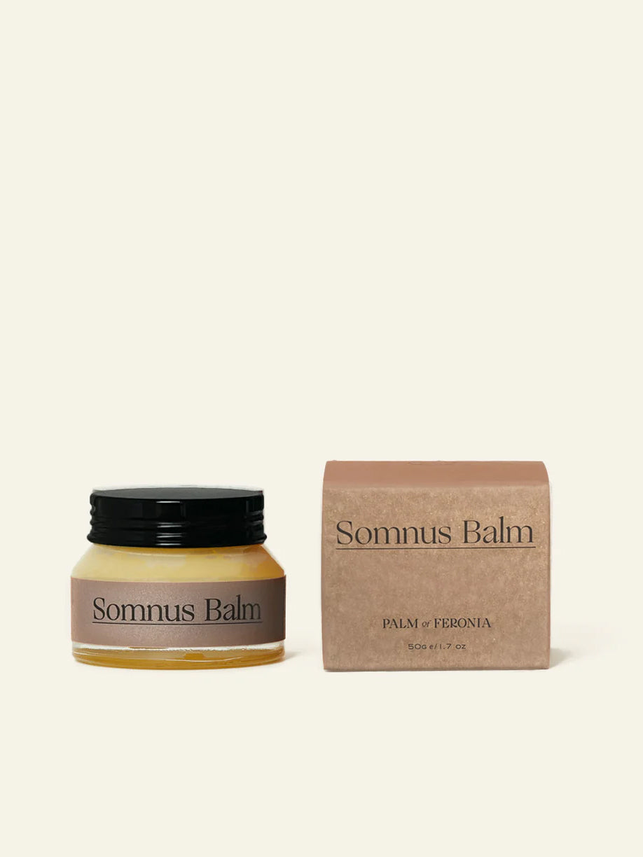 Feronia Somnus Sleep Balm 50ml - Natural Relaxation Aid for Stress Relief & Better Sleep - Perfect for Nighttime Routine & Travel
