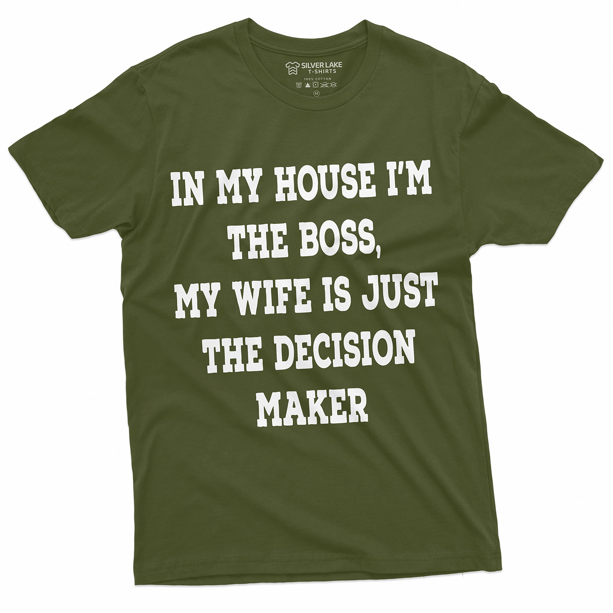 Funny 'I Am The Boss' T-Shirt for Men - Cool Husband Gift Idea for Birthday & Anniversary - Perfect for Casual Wear, Office Humor & Couples Gifts
