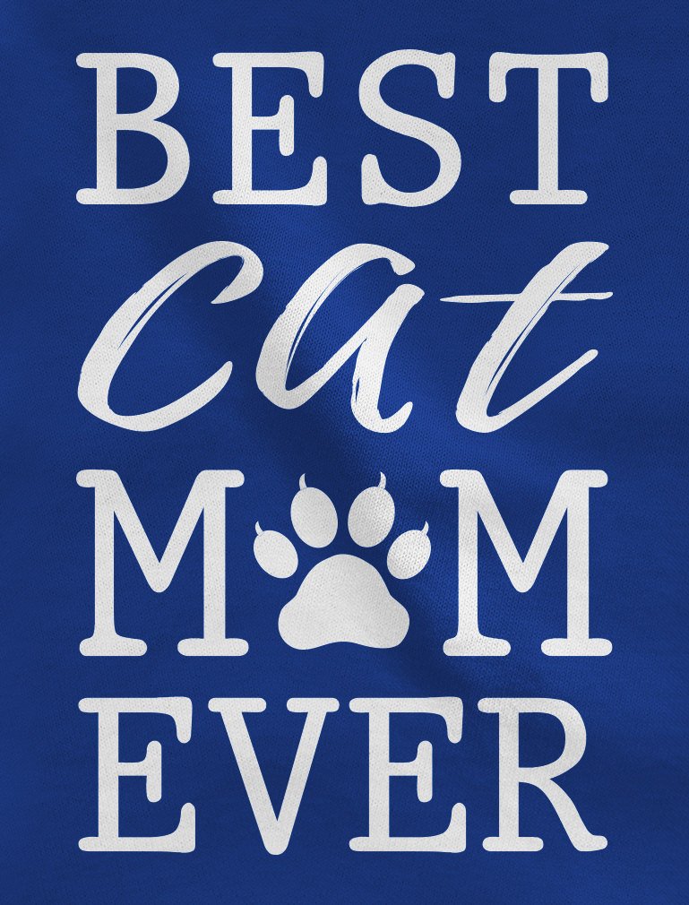 Tstars Best Cat Mom Ever Hoodie - Cute Cat Lover Sweatshirt for Women & Teen Girls - Cozy Pullover for Pet Owners - Perfect Gift for Cat Ladies & Casual Wear