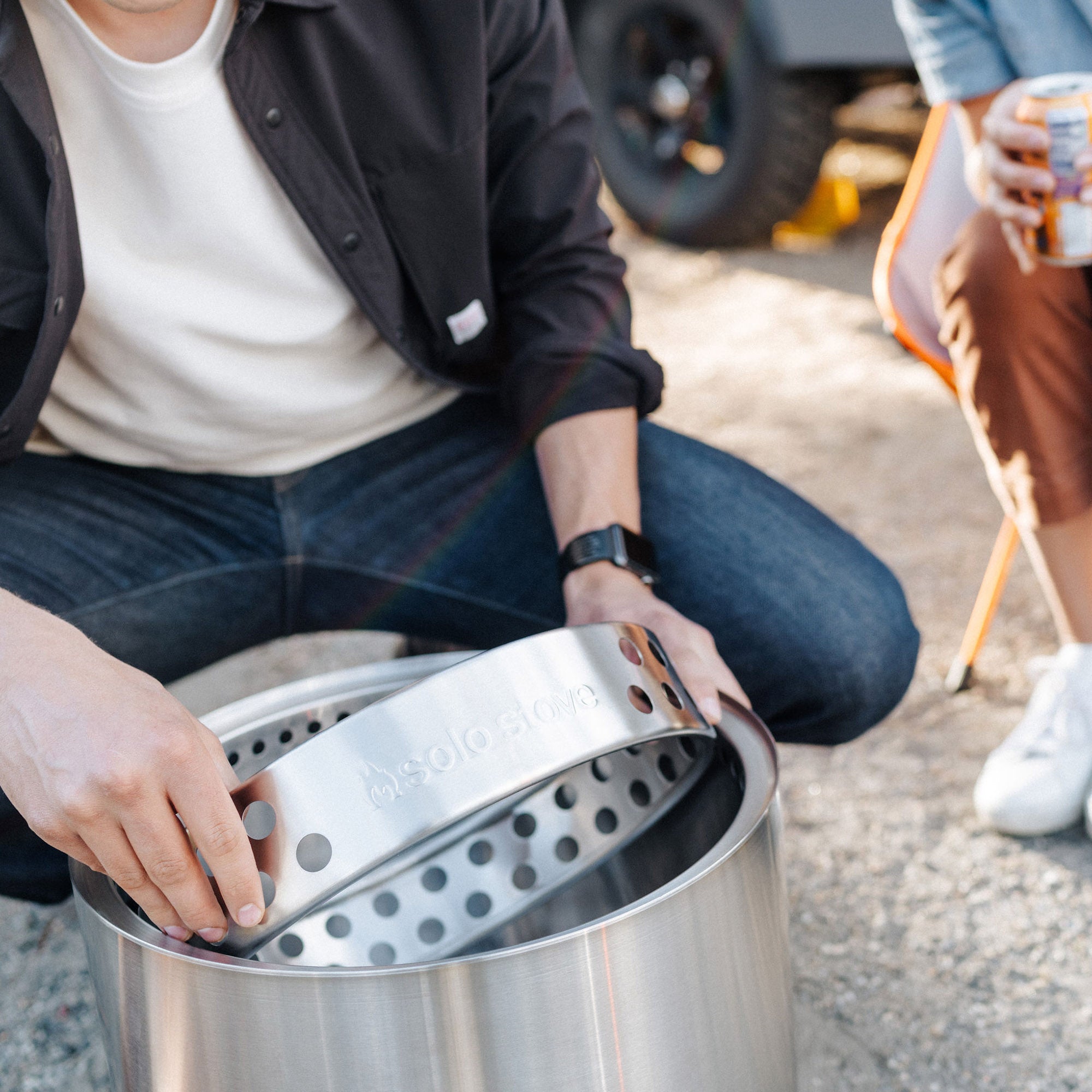 Solo Stove Ranger 2.0 Smokeless Portable Fire Pit with Stand - Outdoor Camping, Backyard, Patio, and Beach Bonfire Companion