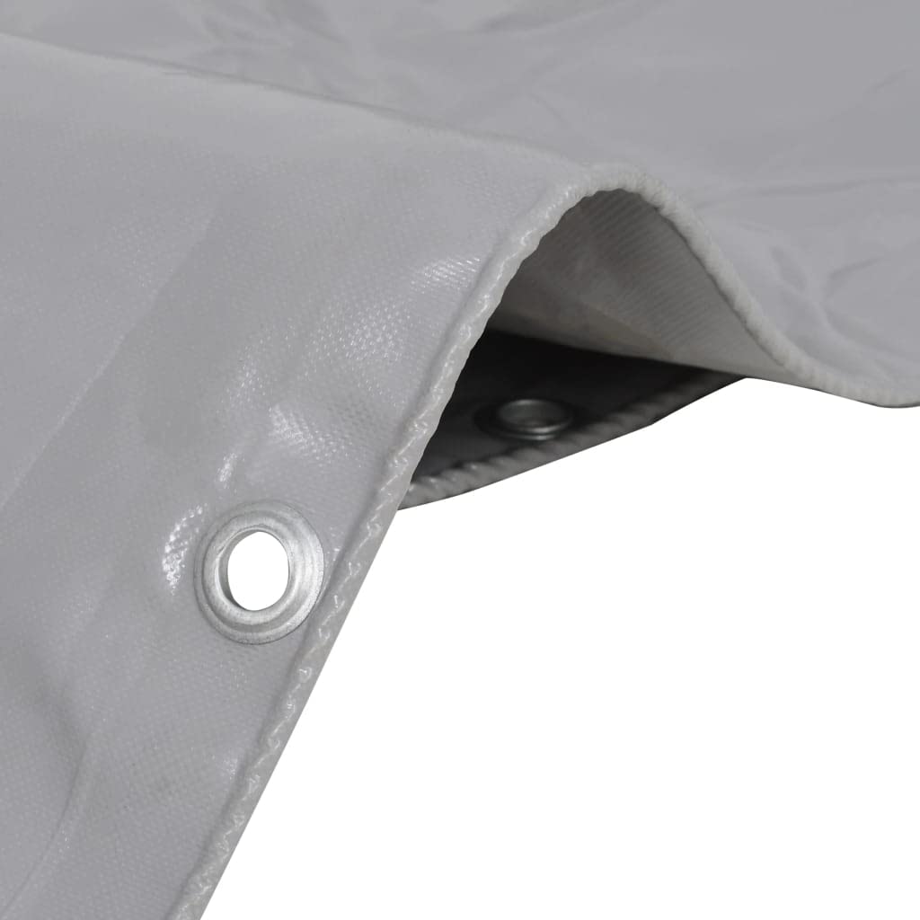 Heavy Duty Waterproof Poly Tarpaulin with Grommets - UV Resistant Reinforced Tarp Cover for Trucks, Boats, Pools (118