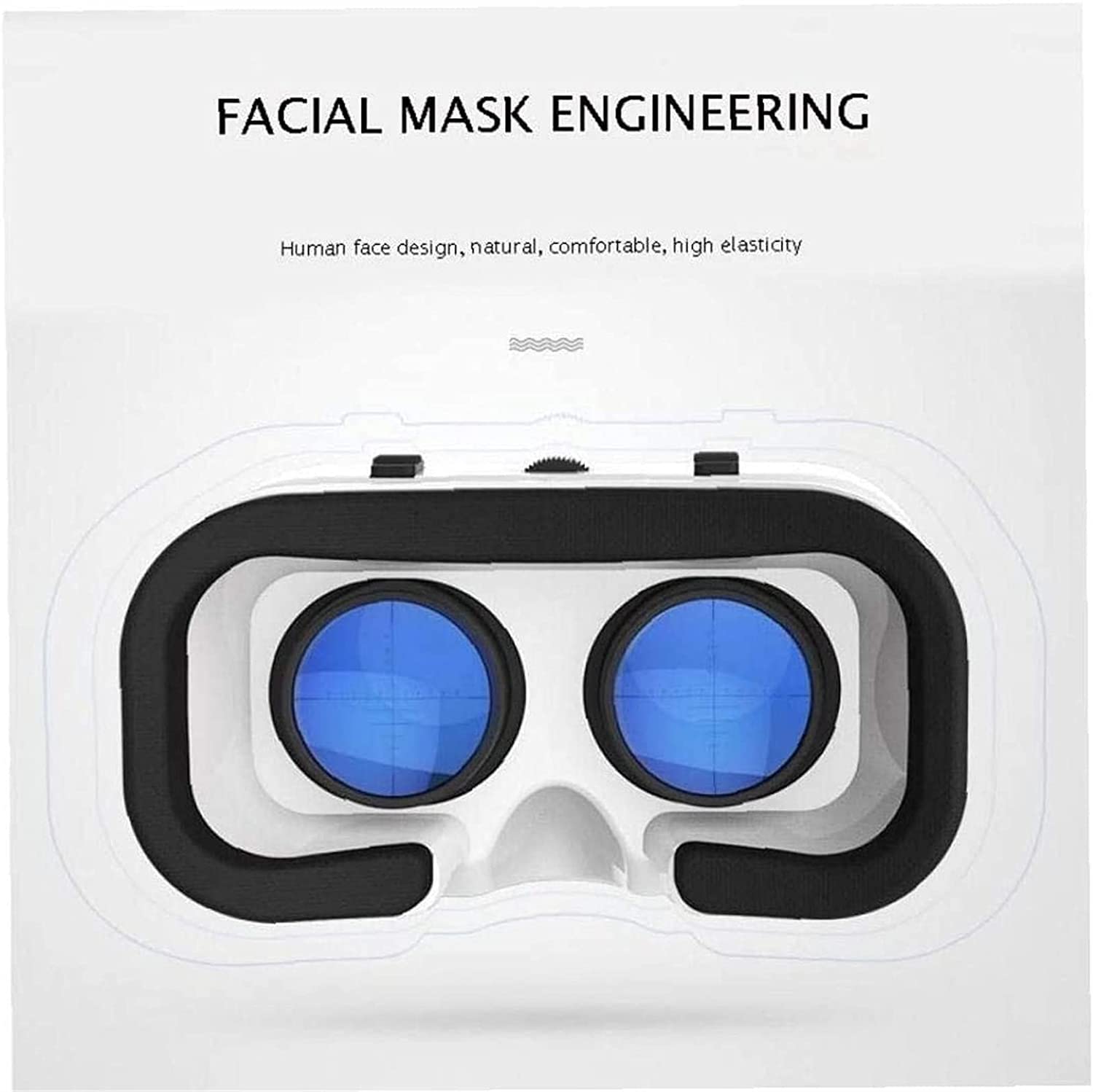 3D VR Headset with Anti-Blue Light Protection - HD Universal Virtual Reality Goggles Compatible with iPhone & Android Phones - Adjustable & Comfortable VR Glasses for Kids & Adults - Perfect for Gaming, Movies & Virtual Travel - Portable Gift Idea