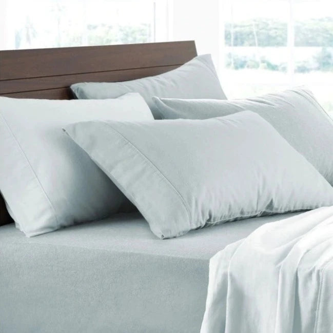 Premium Cotton Flannelette Sheet Set - Soft & Cozy Bedding by Logan and Mason - Perfect for Winter Nights & Cold Weather Comfort