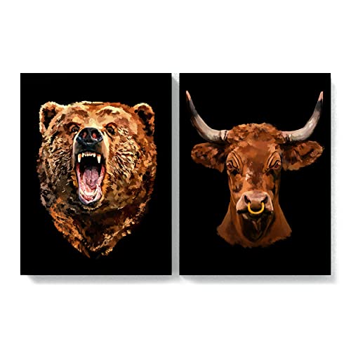 Bull Bear Heads