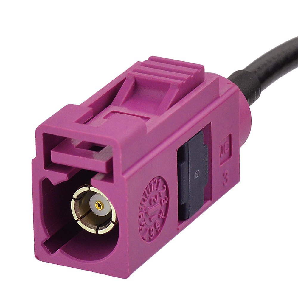 Eightwood Fakra H Pink Female to SMB Male Adapter RF Cable - 6 Inch High-Speed Coaxial Cable for Sirius XM Satellite Radio Antenna - Perfect for Car Audio, Marine & Home Satellite Radio Systems