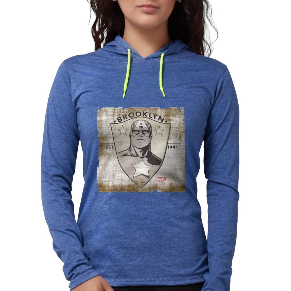 Captain America Brooklyn Sepia Hoodie T-Shirt | Marvel Superhero Apparel | Casual Wear & Cosplay for Men & Women | Perfect for Comic Con & Movie Nights