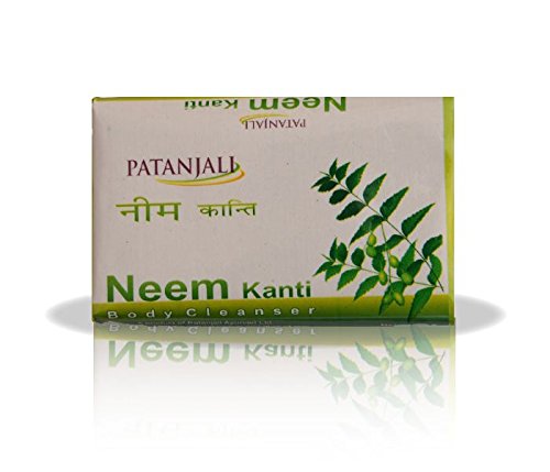 Patanjali Neem Soap - 100% Natural & Herbal for Acne & Skin Care (Pack of 10) - Perfect for Daily Cleansing, Oil Control & Healthy Glow