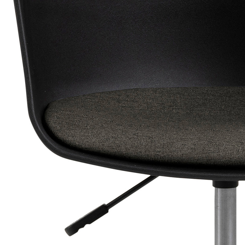 Ergonomic LIDAN Office Chair with Adjustable Height - Black - Perfect for Home Office, Gaming & Workspace Comfort