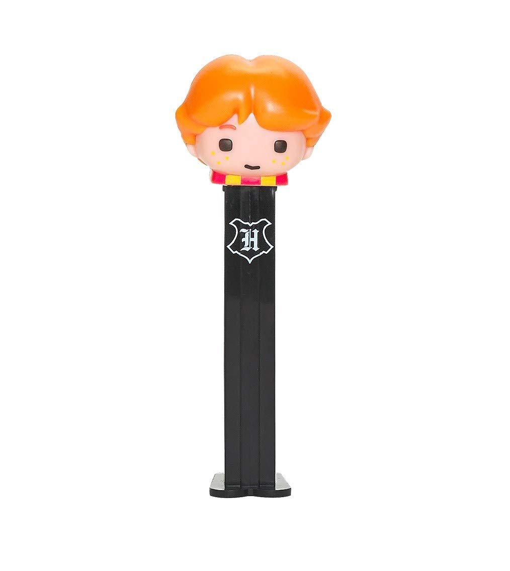 Harry Potter Ron Weasley PEZ Candy Dispenser with 2 Extra Refills - Collectible Novelty Gift for Harry Potter Fans, Birthday Party Favors & Grab Bags - Perfect for Halloween, Movie Nights and Potter-Themed Parties