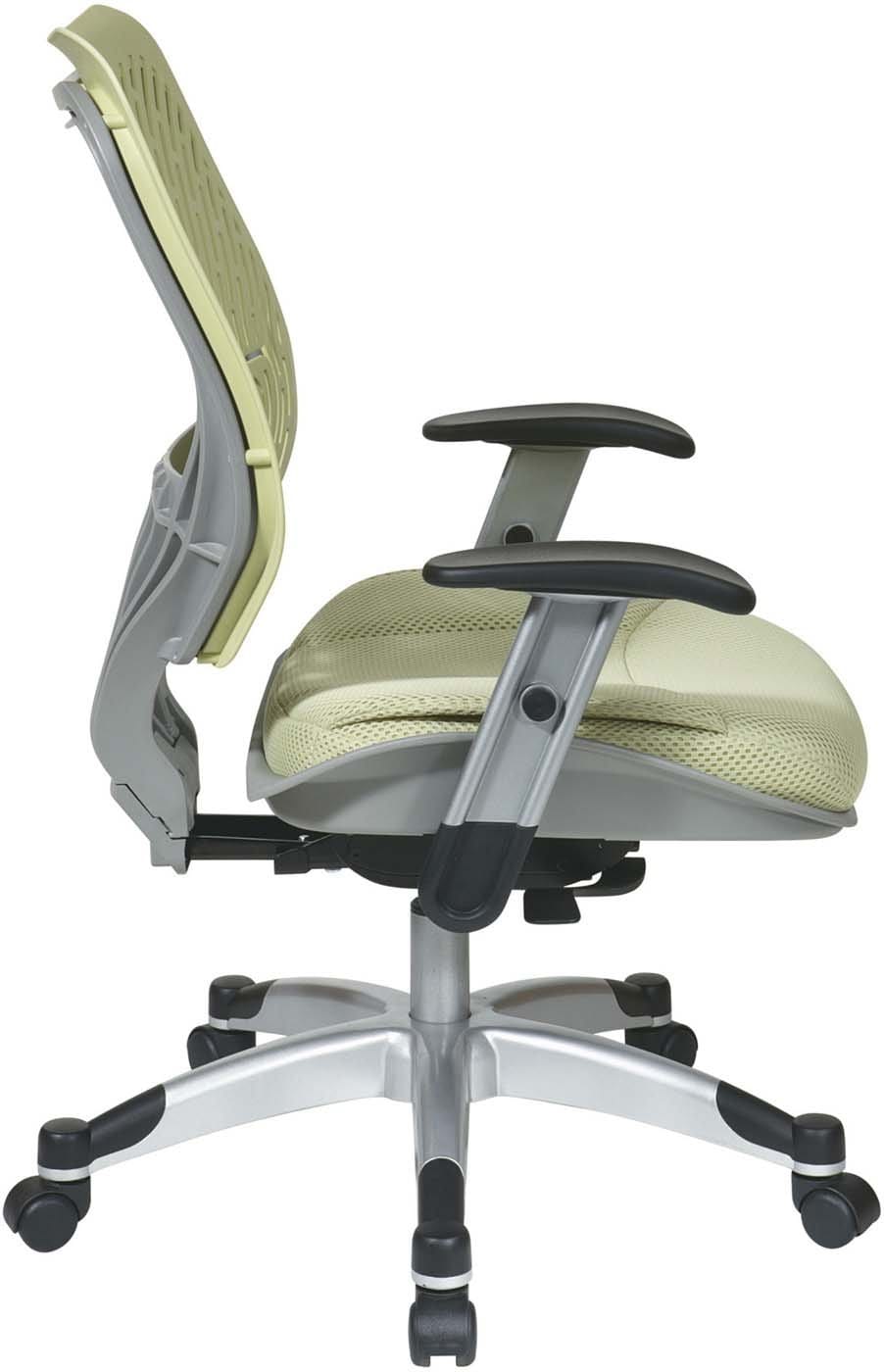 Space Seating® Kiwi SpaceFlex® Raven Mesh Managers Chair - Ergonomic Office Chair with Adjustable Lumbar Support [86 M66C625R] - Perfect for Home Office, Executive Desk & Conference Rooms