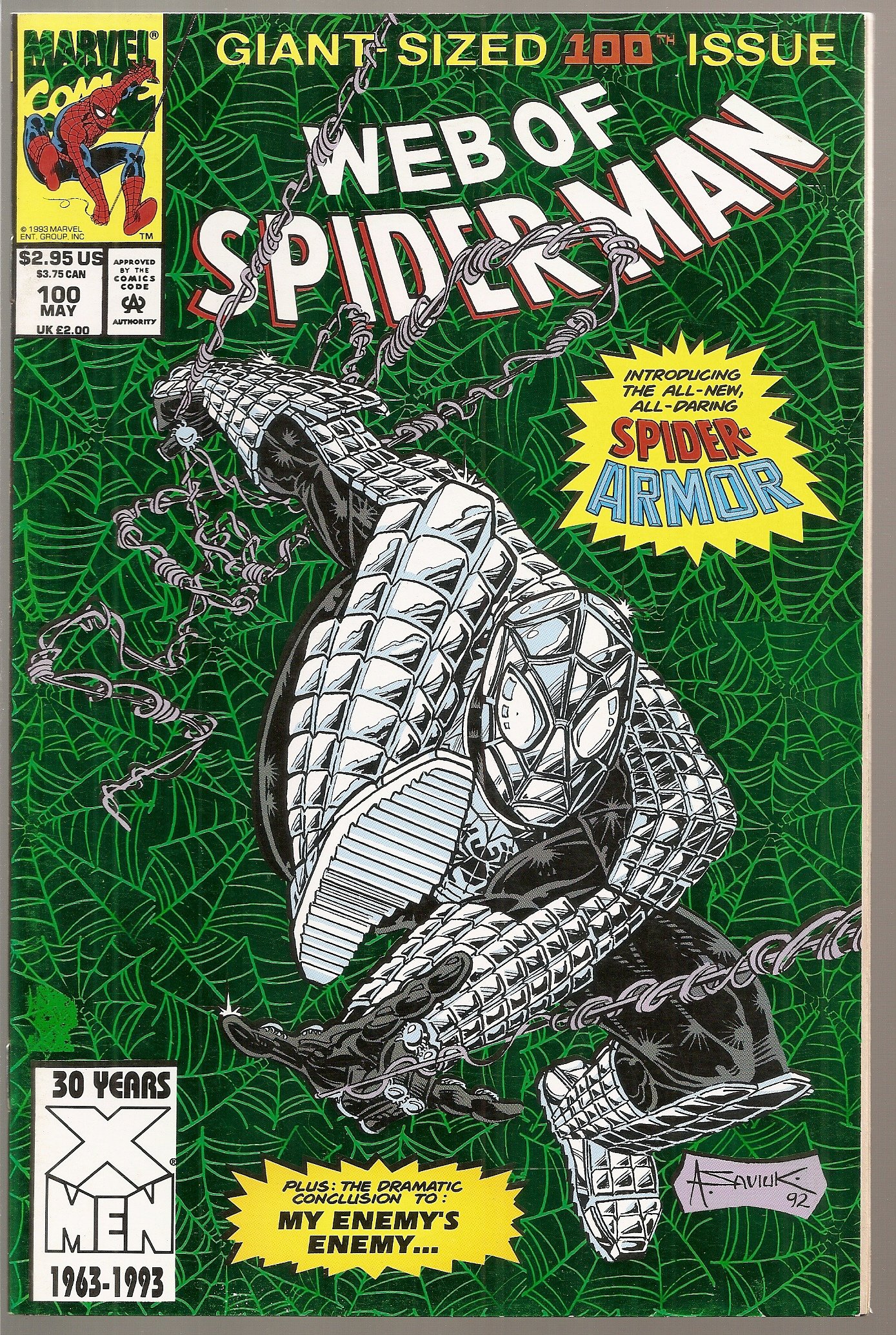 Web of Spider-Man #100 - Rare Marvel Comic Book for Collectors | Perfect for Superhero Fans & Comic Enthusiasts | Great Gift for Birthdays & Special Occasions
