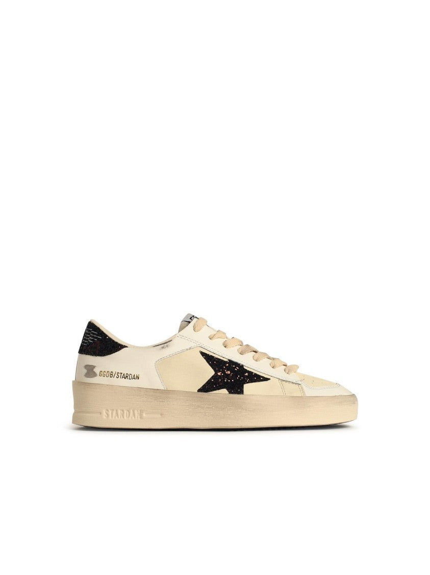 Stardan White Leather Sneakers for Women - Comfortable Casual Shoes for Walking, Running & Everyday Wear | Perfect for Work, Travel & Outfits