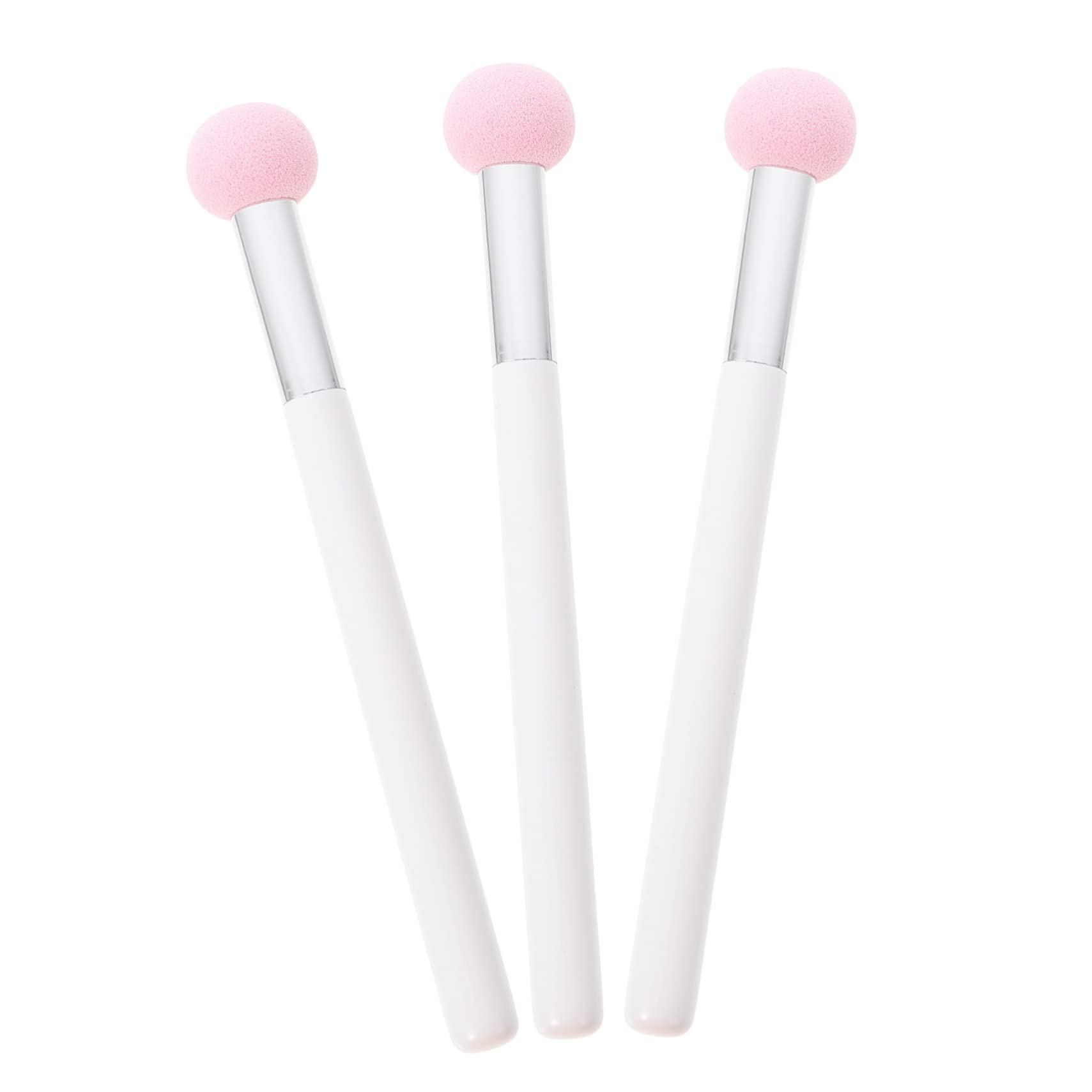 Beavorty Washable Creamy Makeup Sponge Pens - Round Head Foundation Blender Sponge for Flawless Makeup Application | Perfect for Liquid, Cream & Powder Cosmetics | Professional Makeup Tools for Daily Use & Travel