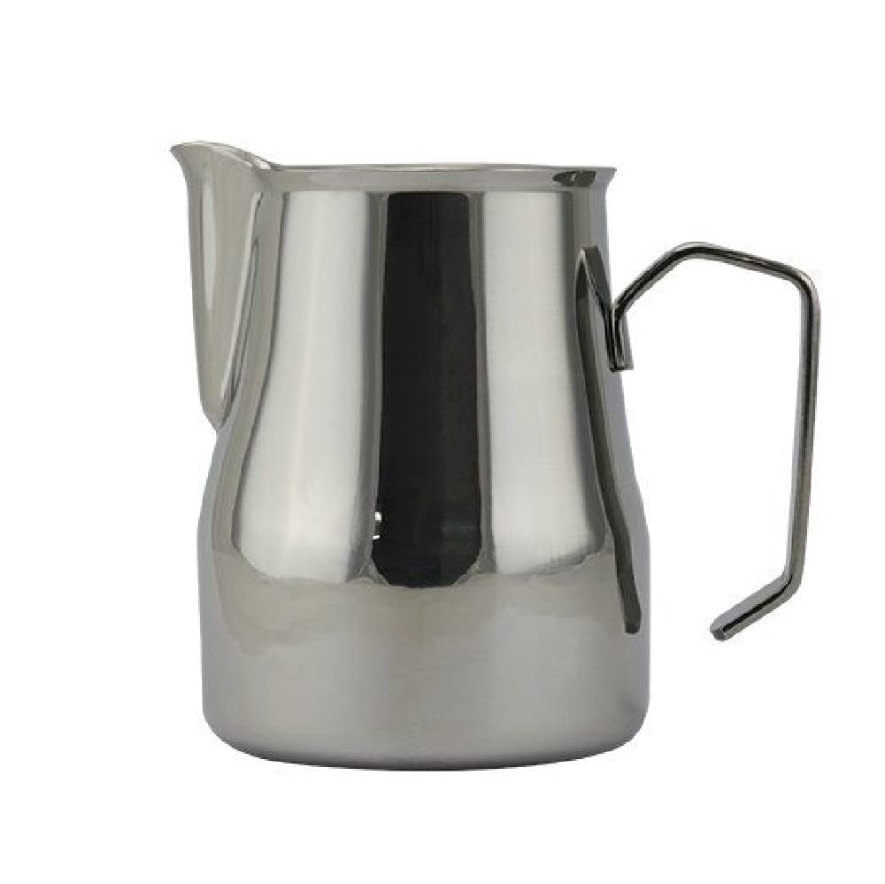 **Motta Stainless Steel Europa Professional Milk Pitcher 11.8 oz (350ml) - Barista-Grade Frothing Jug for Latte Art & Coffee Making**    *(Perfect for Home Baristas, Coffee Shops & Espresso Enthusiasts)*