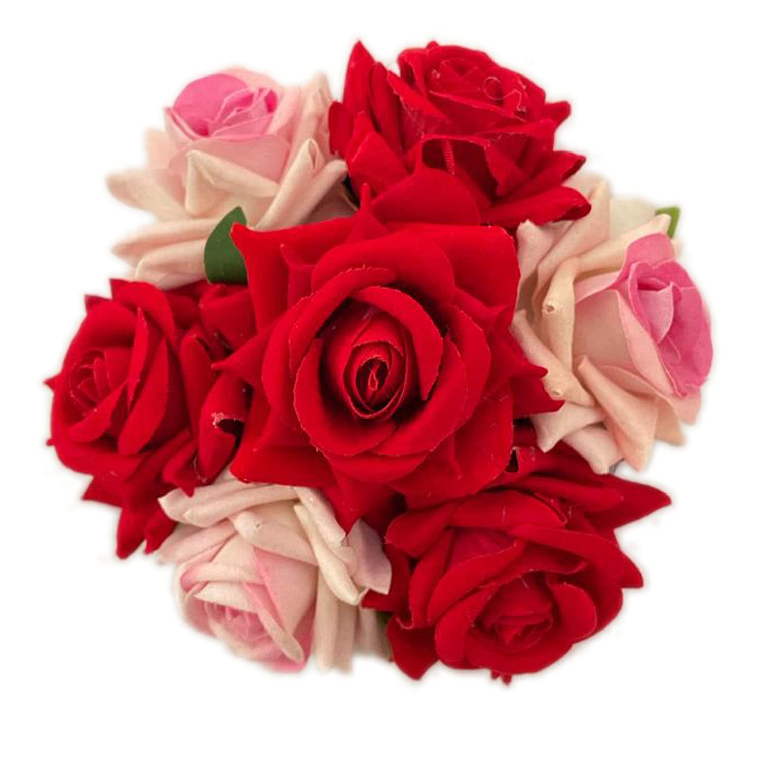 GuruEmbellish Full Bun Rose Flower Hair Bun Gajra - Bridal Hair Accessories for Women, Wedding Hair Styling (Pack of 1) - Perfect for Bridal Parties, Indian Weddings & Special Occasions