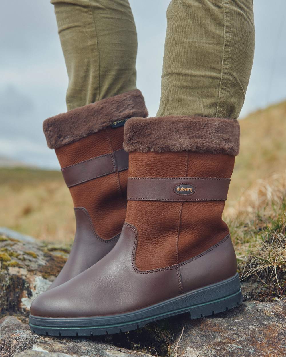 Dubarry Foxrock Waterproof Leather Country Boots for Women - Stylish & Durable Riding & Outdoor Boots for Equestrian, Hiking & Countryside Adventures