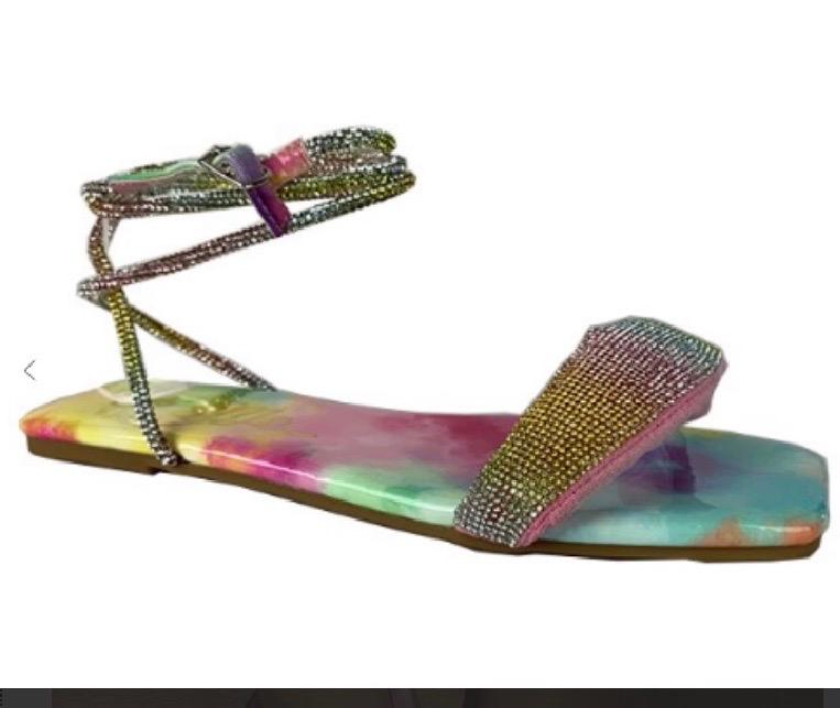 Tatianna Women's Comfortable Multi-Color Sandals - Perfect for Beach, Vacation, and Summer Outfits