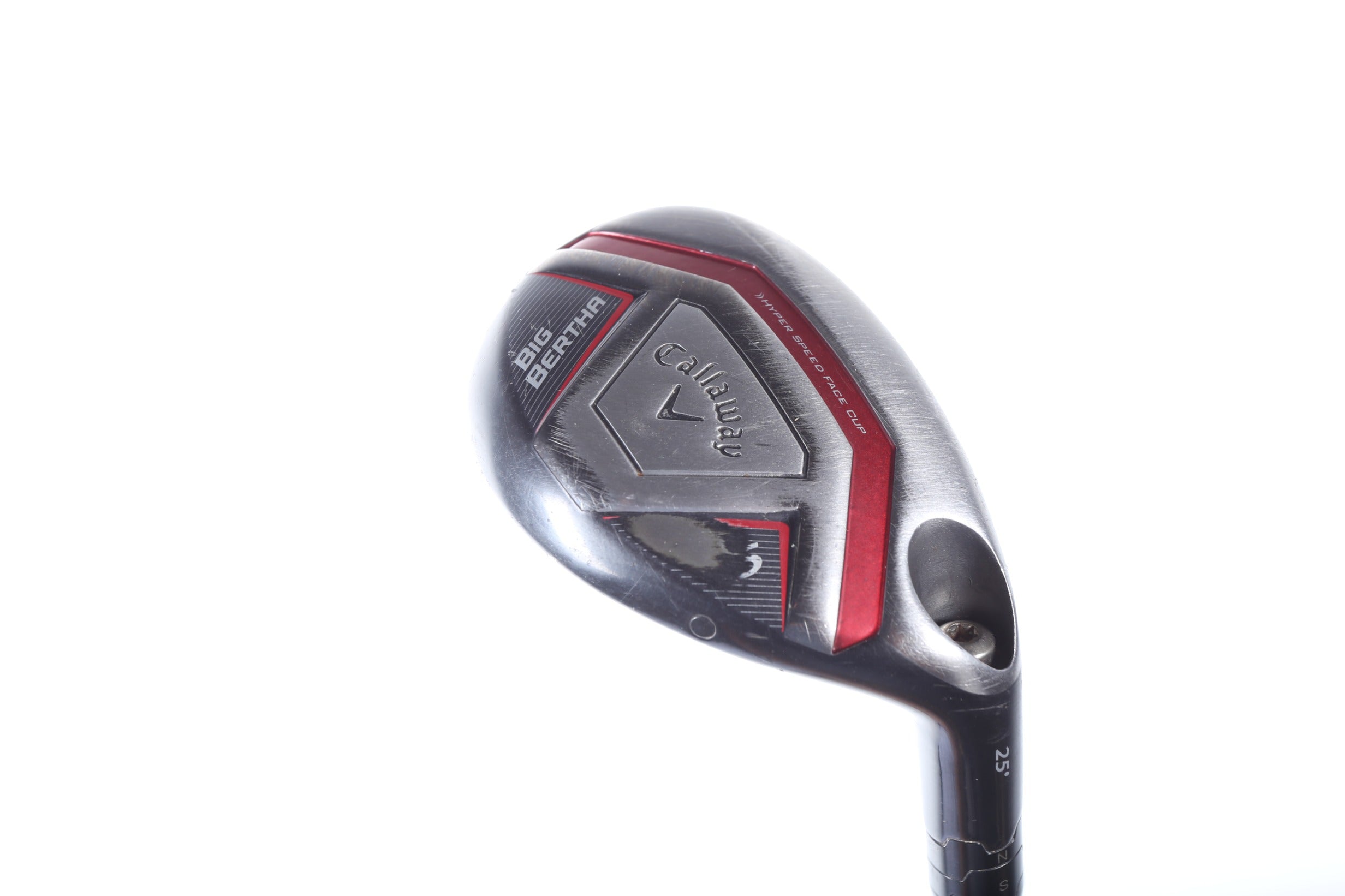 Used Callaway Big Bertha 2015 5H Hybrid Golf Club - Right Handed 25° Regular Flex - Perfect for Mid-Handicap Golfers & Driving Range Practice