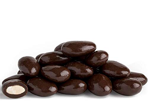 Organic Dark Chocolate Covered Nuts Variety Pack - Almonds & Cashews (4 oz, Pack of 4) | Healthy Snacks for Office, Gifts & Parties | Gluten-Free Vegan Treats