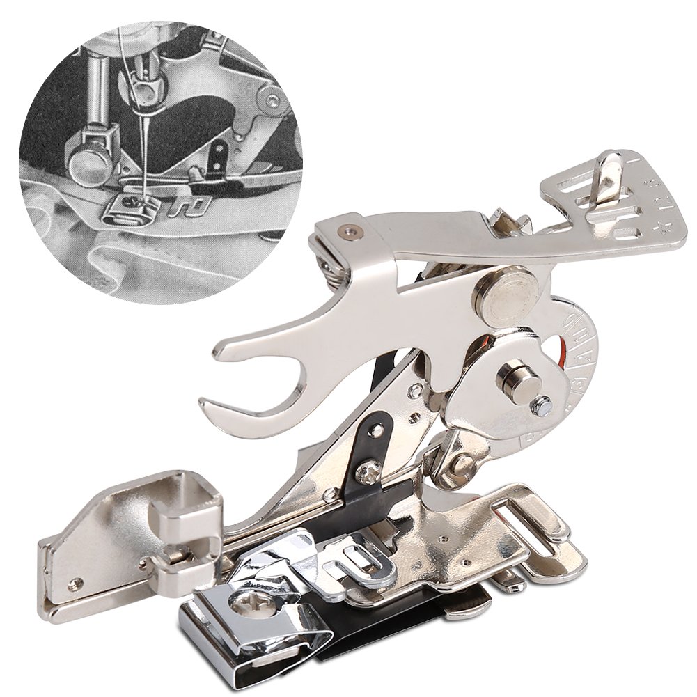 Adjustable Ruffler Foot for Low Shank Sewing Machine - Create Perfect Ruffles & Gathers for Dresses, Curtains & DIY Crafts