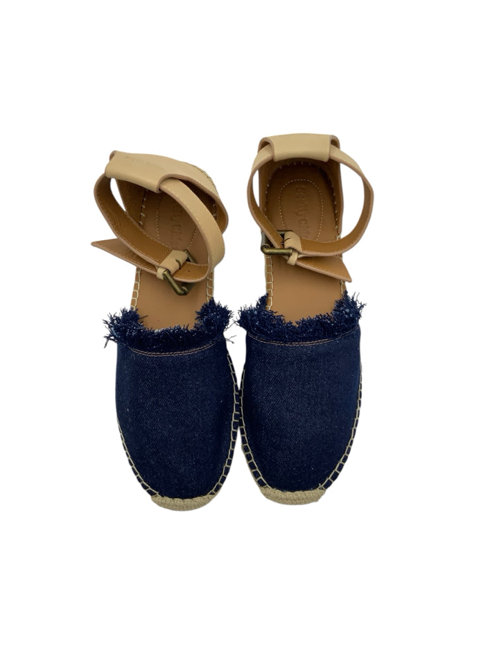 See By Chloe Glyn Flat Espadrille Sandals for Women | Size 39 (US 8.5) | Comfortable Summer Casual Shoes for Beach, Vacation & Everyday Wear