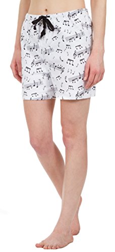 Music Notes White Boxers