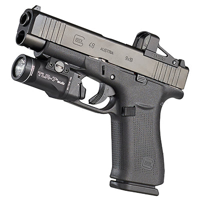 Streamlight TLR 7 Sub Tactical Flashlight - 500 Lumens, Multi Fuel, 5000 Candela | Compact Weapon Light for Pistols & Handguns | Ideal for Home Defense, Law Enforcement & Concealed Carry