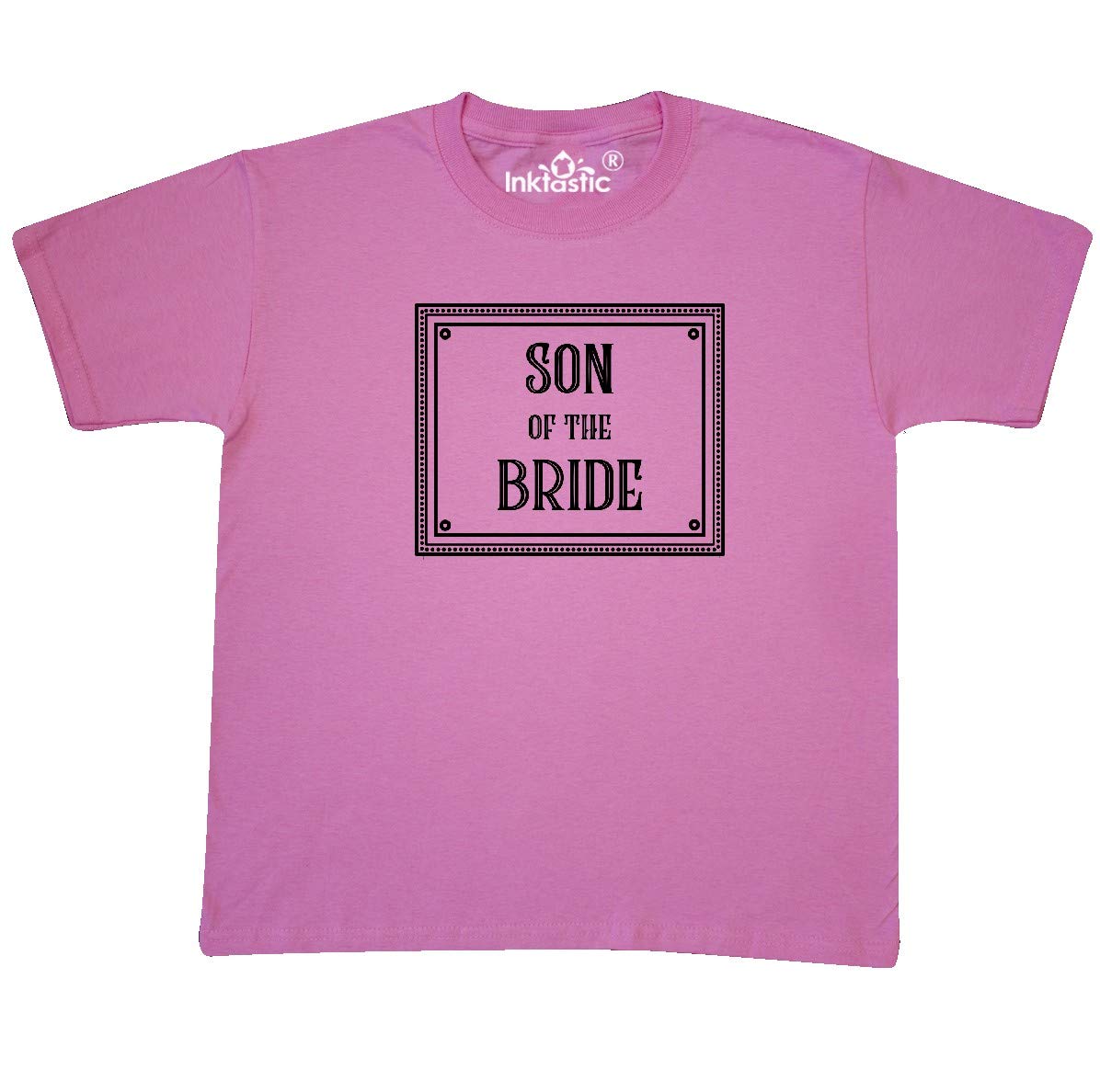 Inktastic Son of The Bride Youth T-Shirt – Funny Wedding Party Outfit for Boys – Perfect for Groomsmen, Ring Bearers & Family Events