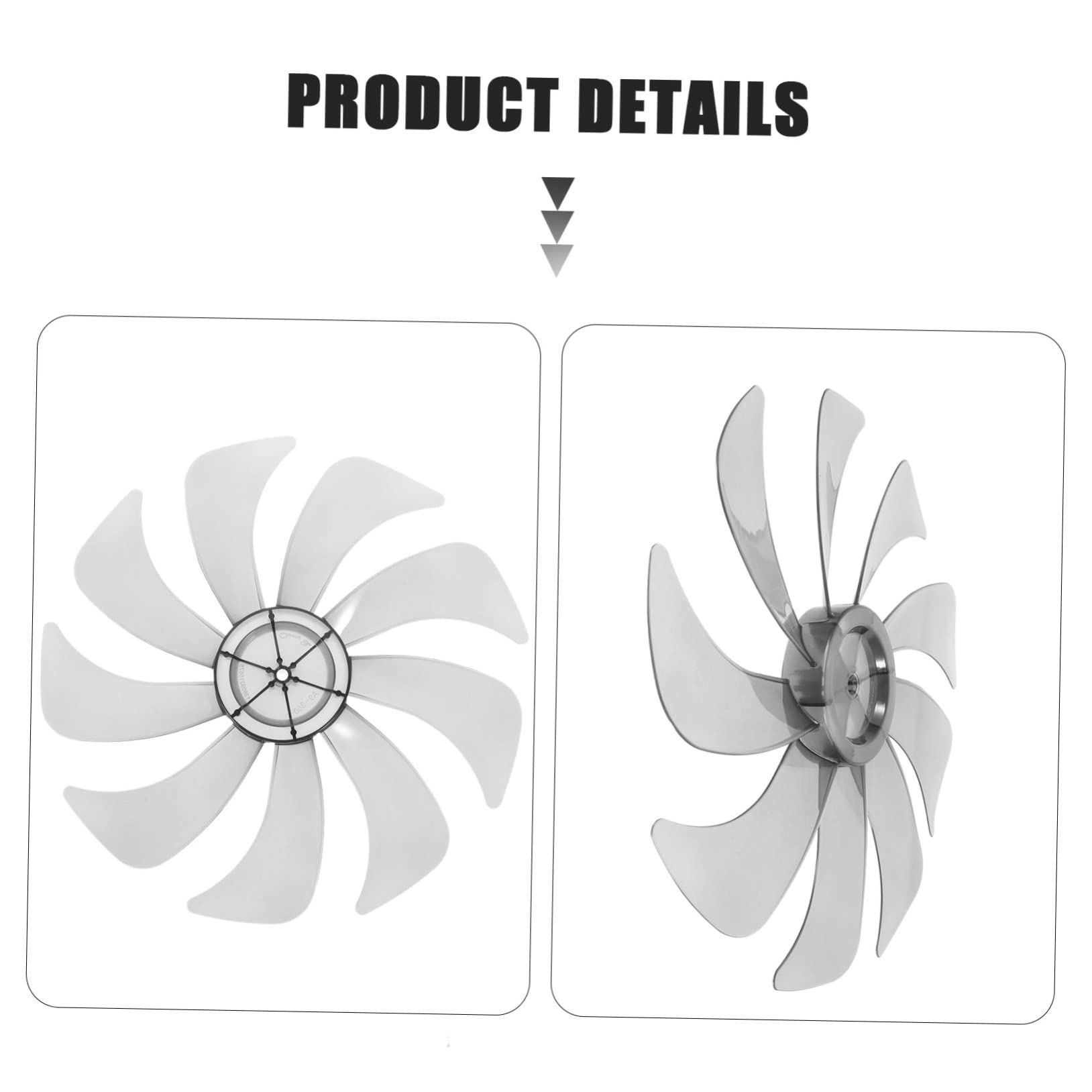 Replacement Fan Blades for Table & Ceiling Fans - Durable Replacement Fan Blades Accessories for Easy Repair & Maintenance - Perfect for Home, Office, and Workshop Cooling Solutions