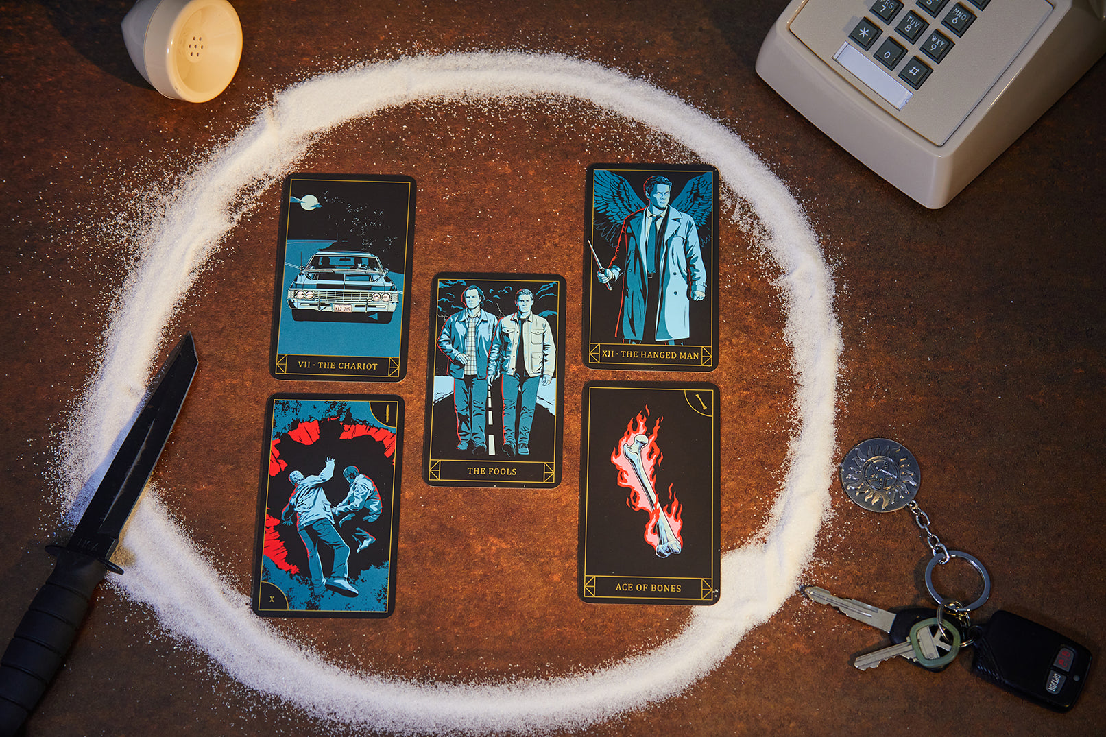 Supernatural Tarot Deck with Guidebook - 78 Card Deck for Divination, Spirituality & Self-Discovery | Perfect for Beginners, Meditation & Psychic Readings