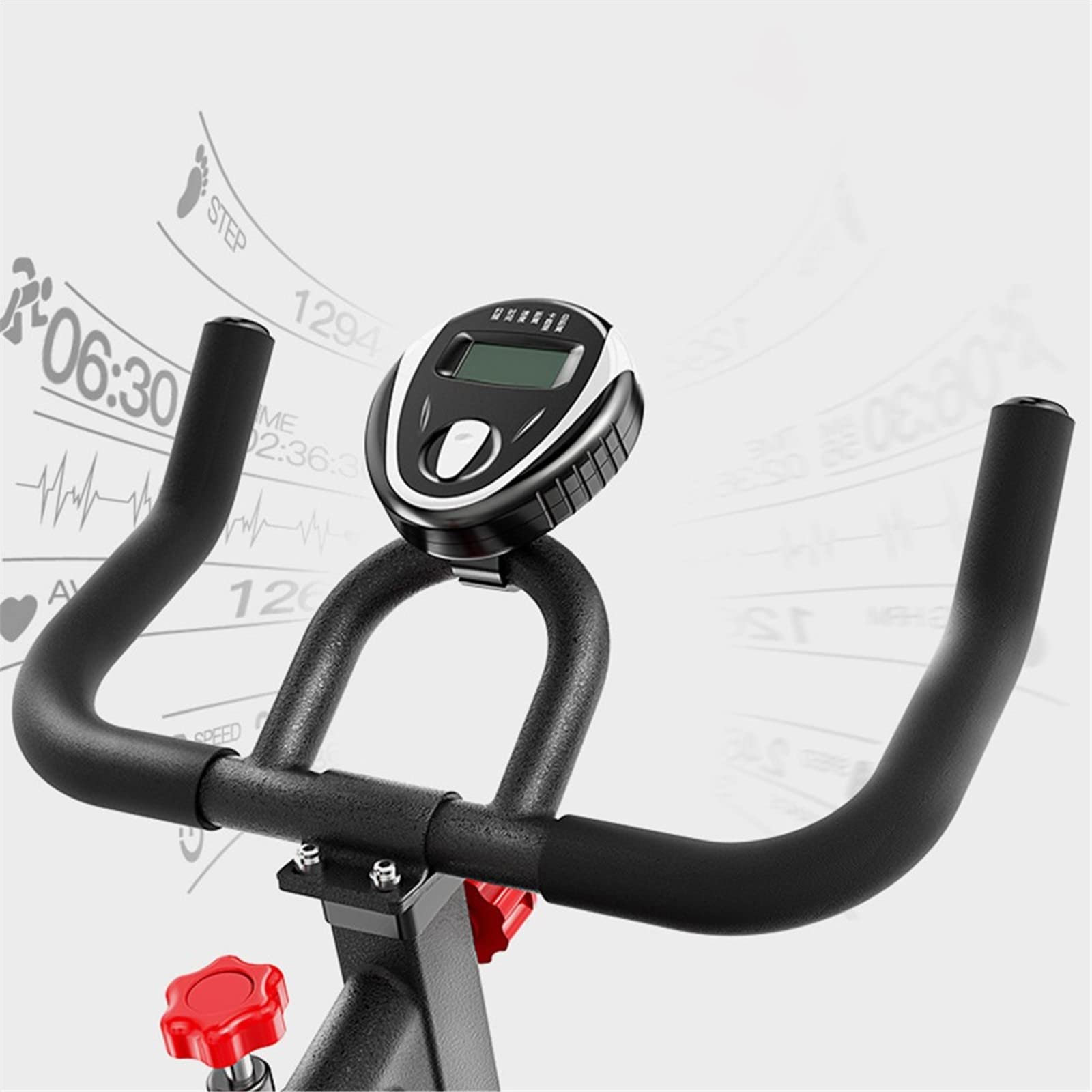 Premium Indoor Cycling Exercise Bike - Stationary Fitness Bike for Home Cardio Workouts with LCD Monitor & Adjustable Resistance | Perfect for Home Gym, Weight Loss & Low-Impact Training