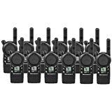 12 Pack Motorola CLS1410 Two-Way Radios Walkie Talkies - Long Range Communication for Outdoor Adventures, Construction Sites & Event Coordination