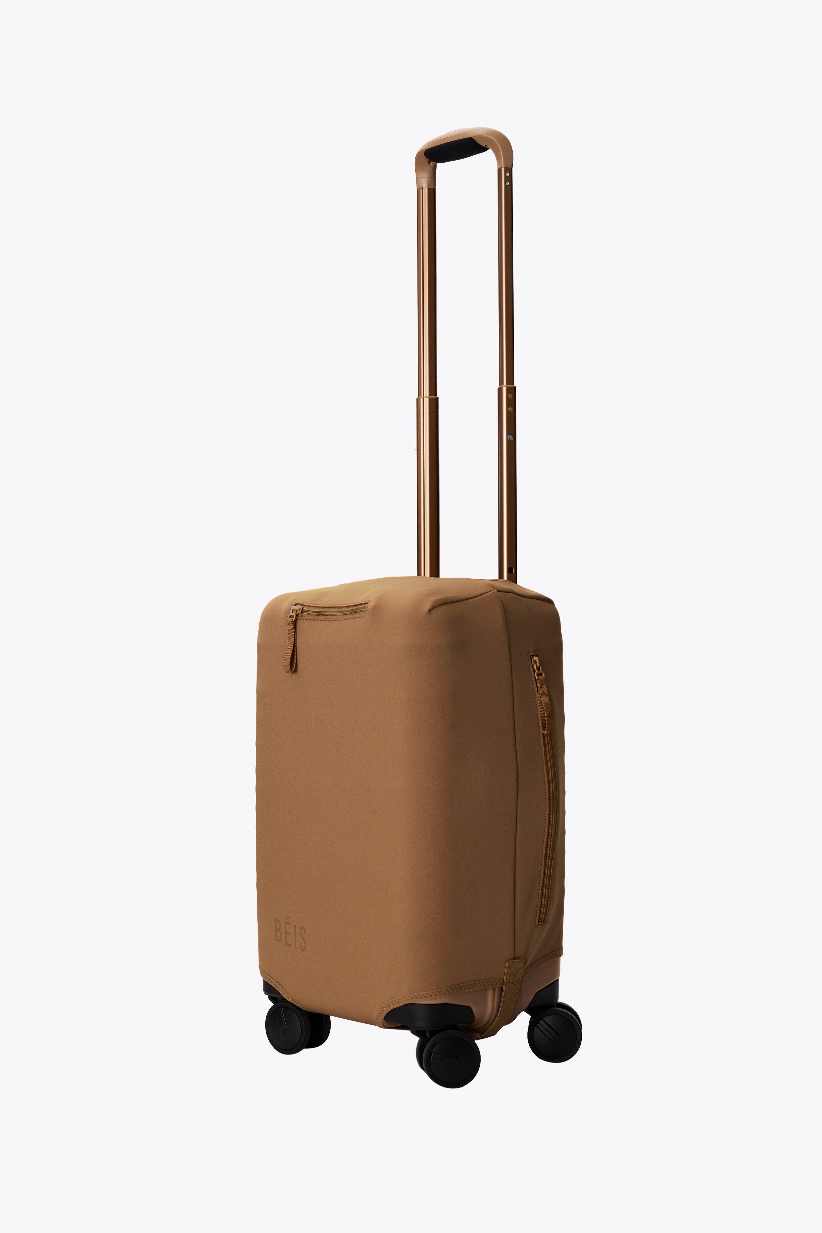 Premium Camel Small Carry-On Luggage Cover - Waterproof & Scratch-Resistant Travel Accessory for Airplanes, Trains & Weekend Getaways
