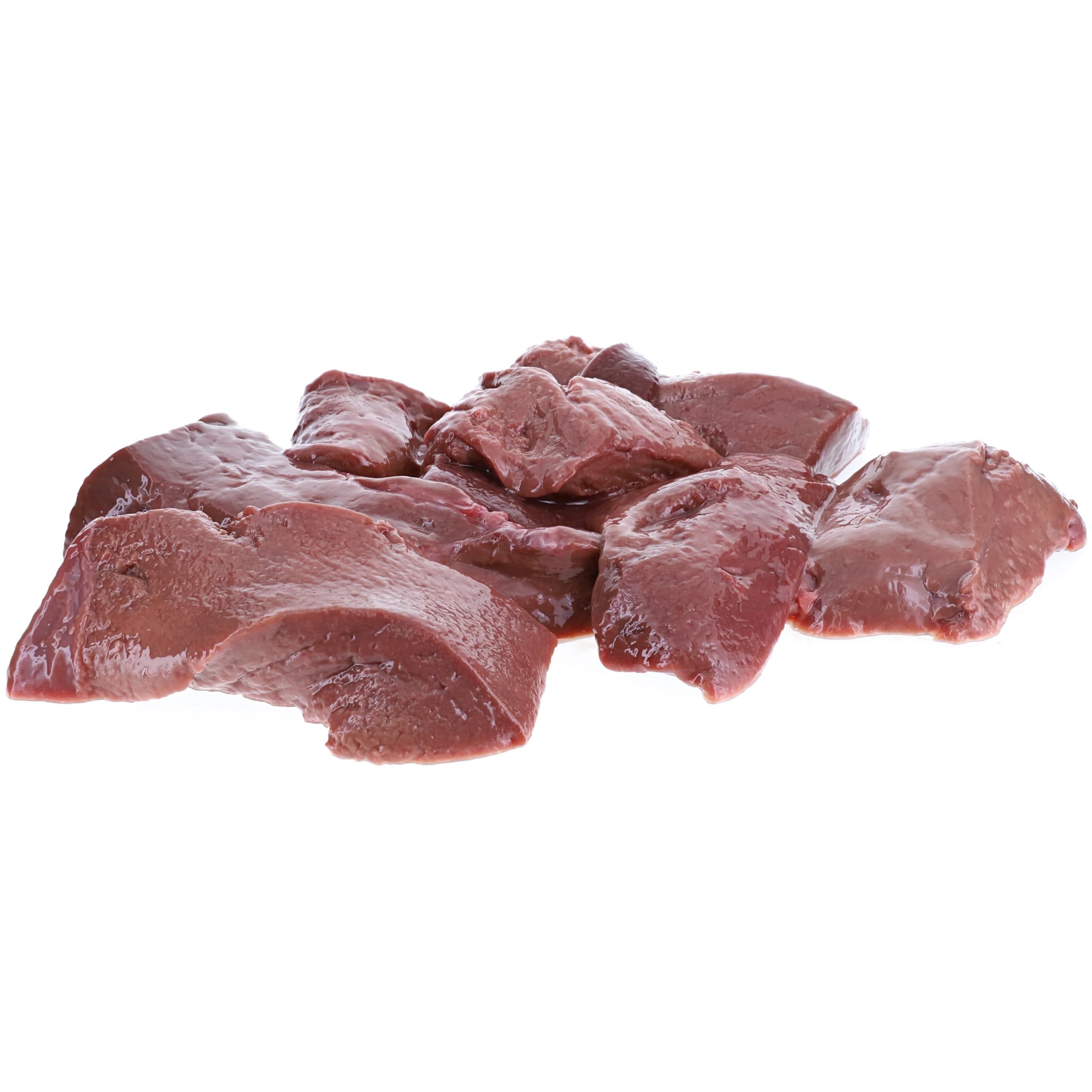 Raw Paws Frozen Raw Beef Liver Dog & Cat Treats - 2-lb (10-Pack) | USA-Made Small-Batch Natural Freeze-Dried Pet Food | High-Protein Snack for Training, Digestive Health & Mealtime Topping