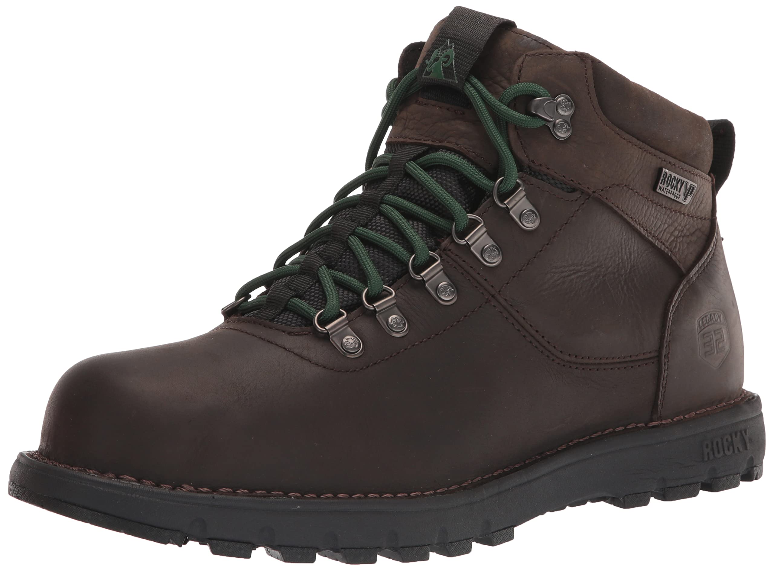 Rocky Men's Legacy 32 Work Boots - Durable Leather Construction for Comfort & Safety | Ideal for Construction, Hiking & Outdoor Work