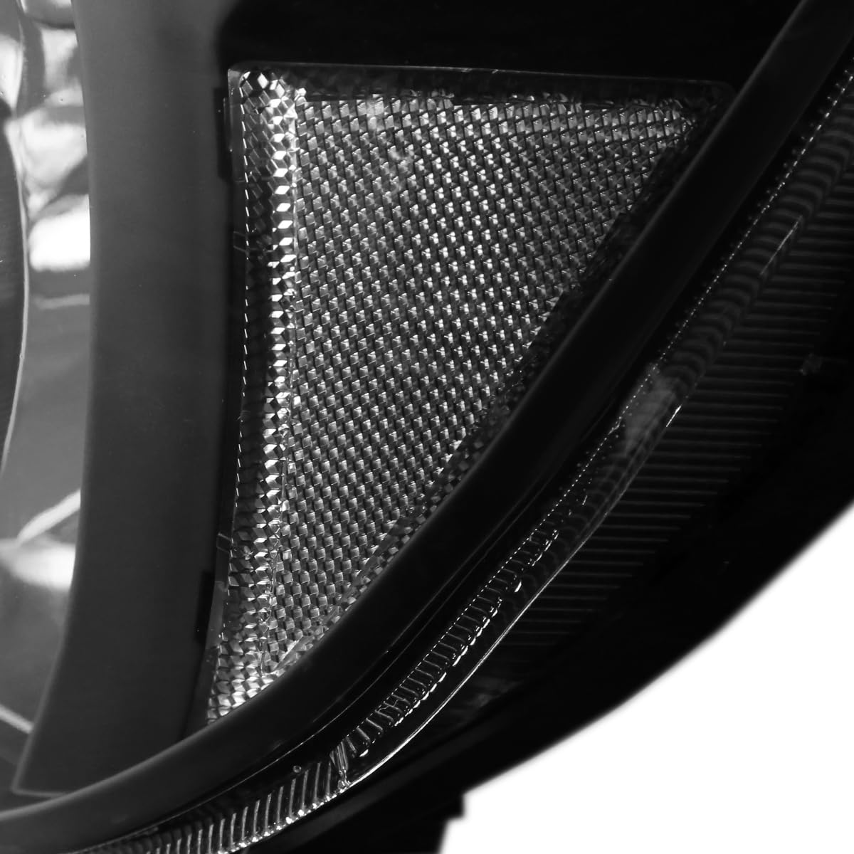 Toyota Tacoma 12-15 Black Headlights & Corner Signal Lamps Pair (Left+Right) - Durable Replacement for Pickup Trucks - Perfect for Off-Roading & Night Driving