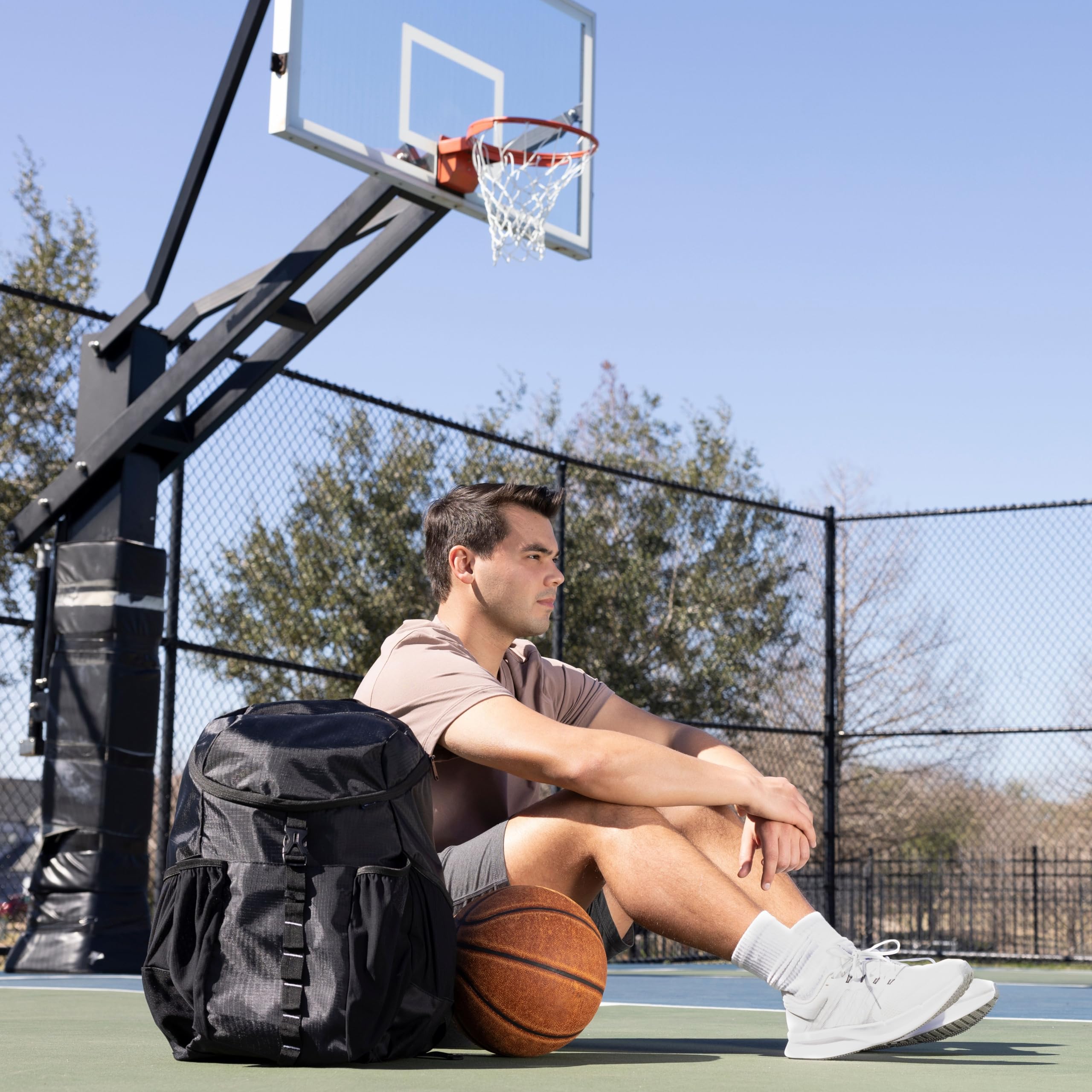 Athletico Basketball Backpack for Men & Women - Large Sports Bag for Basketball, Volleyball & Soccer - Perfect for Gym, Travel & School