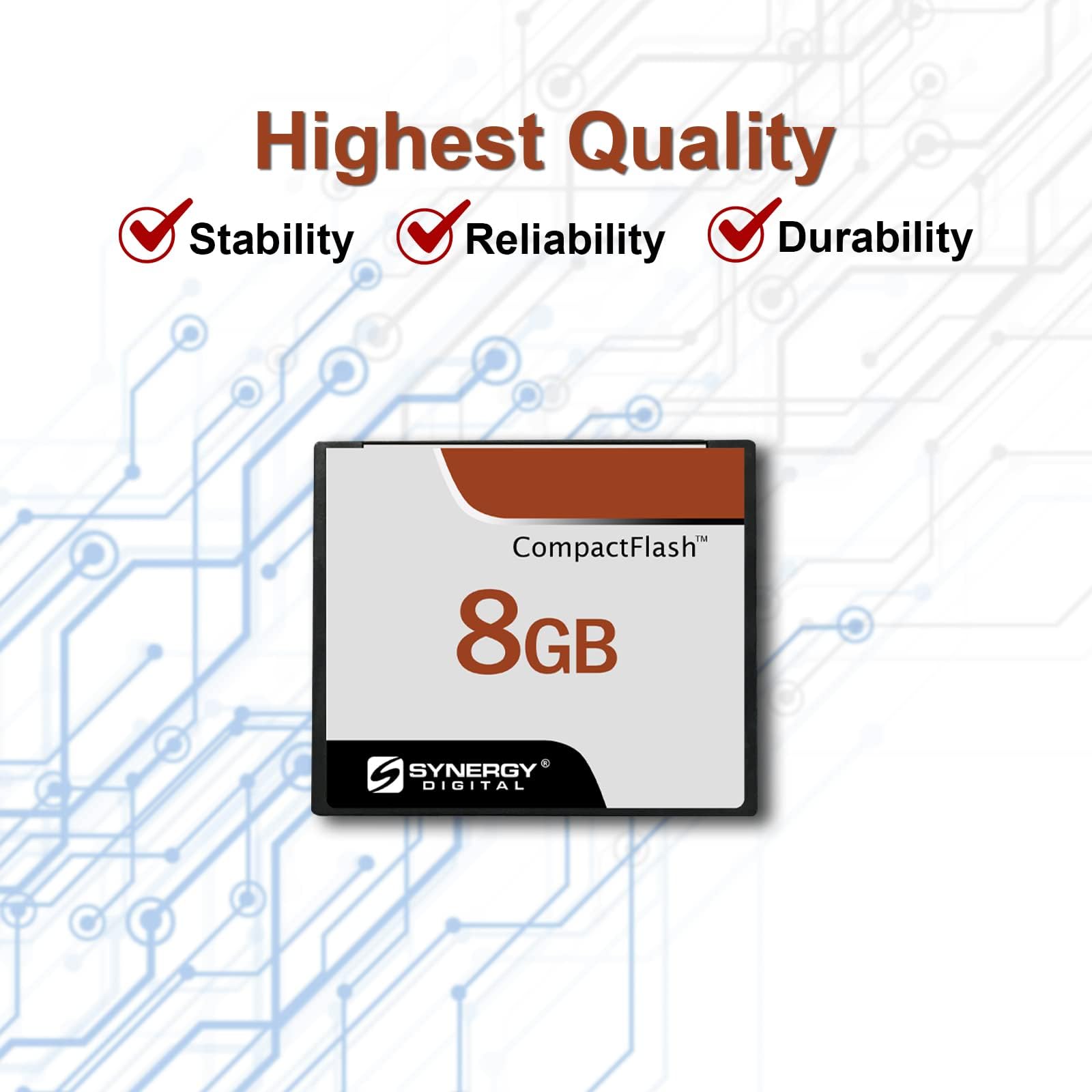 Olympus E-1 Digital Camera 8GB CompactFlash Memory Card - High Speed Storage for Professional Photography & Videography