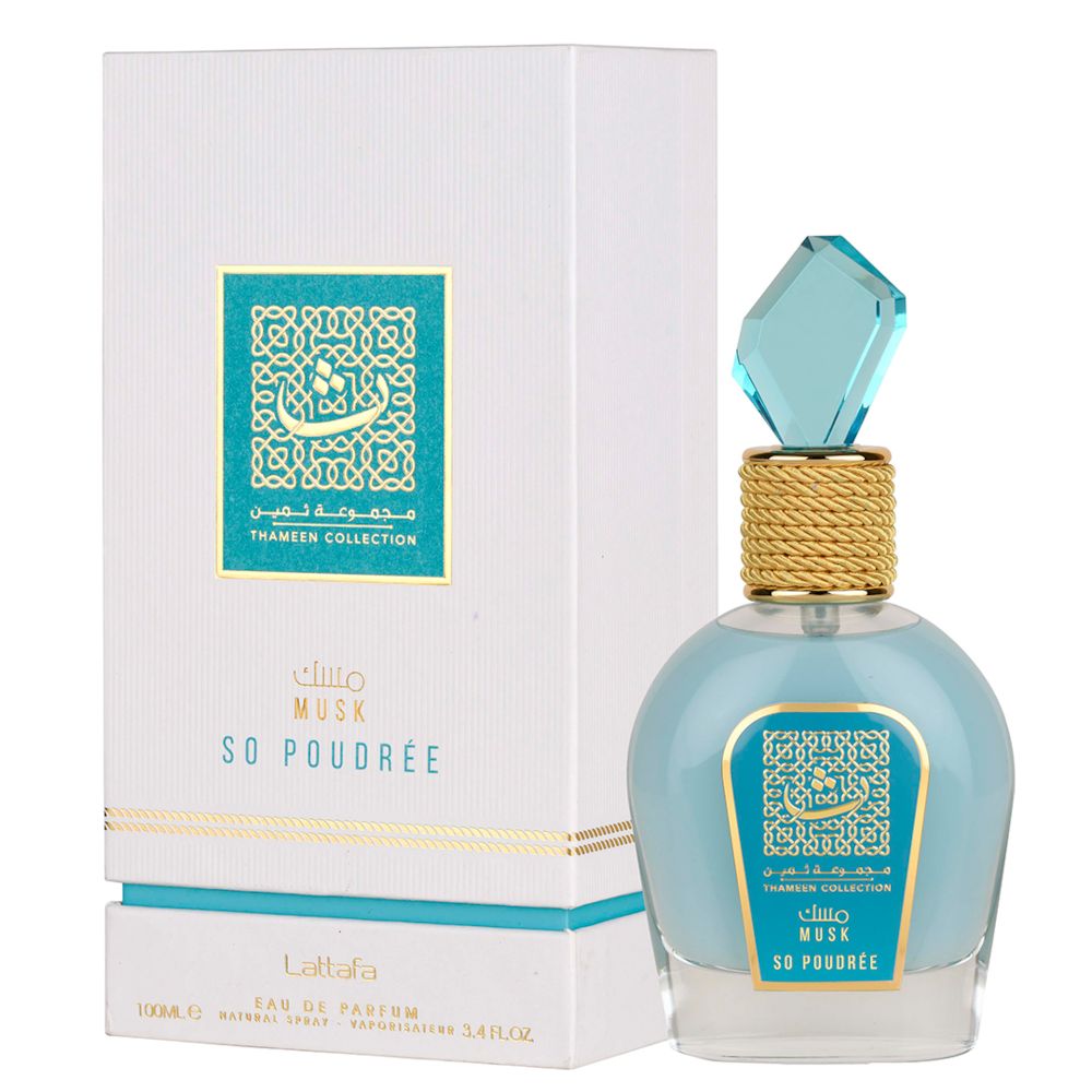 Thameen Collection Musk So Poudree Eau de Parfum 100ml - Luxurious Floral Musk Perfume for Women, Perfect for Evening Events & Romantic Occasions