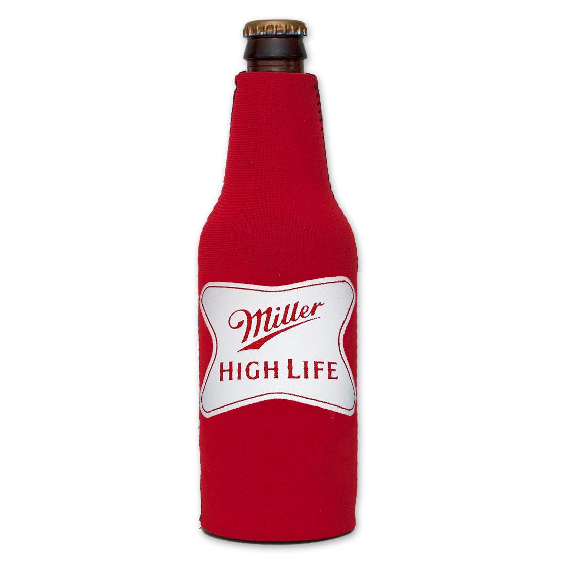 Miller High Life Logo Bottle Suit Cooler - Insulated Beer Bottle Holder for Men & Women - Perfect for Parties, Tailgating, and Outdoor Events