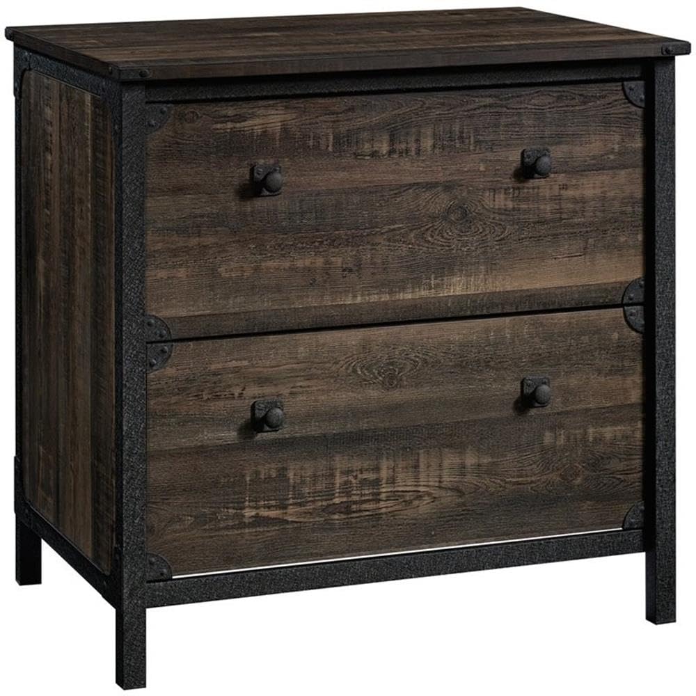 UrbanPro Farmhouse Oak Engineered Wood Lateral File Cabinet - Stylish Home Office & Business Storage Solution for Documents & Folders