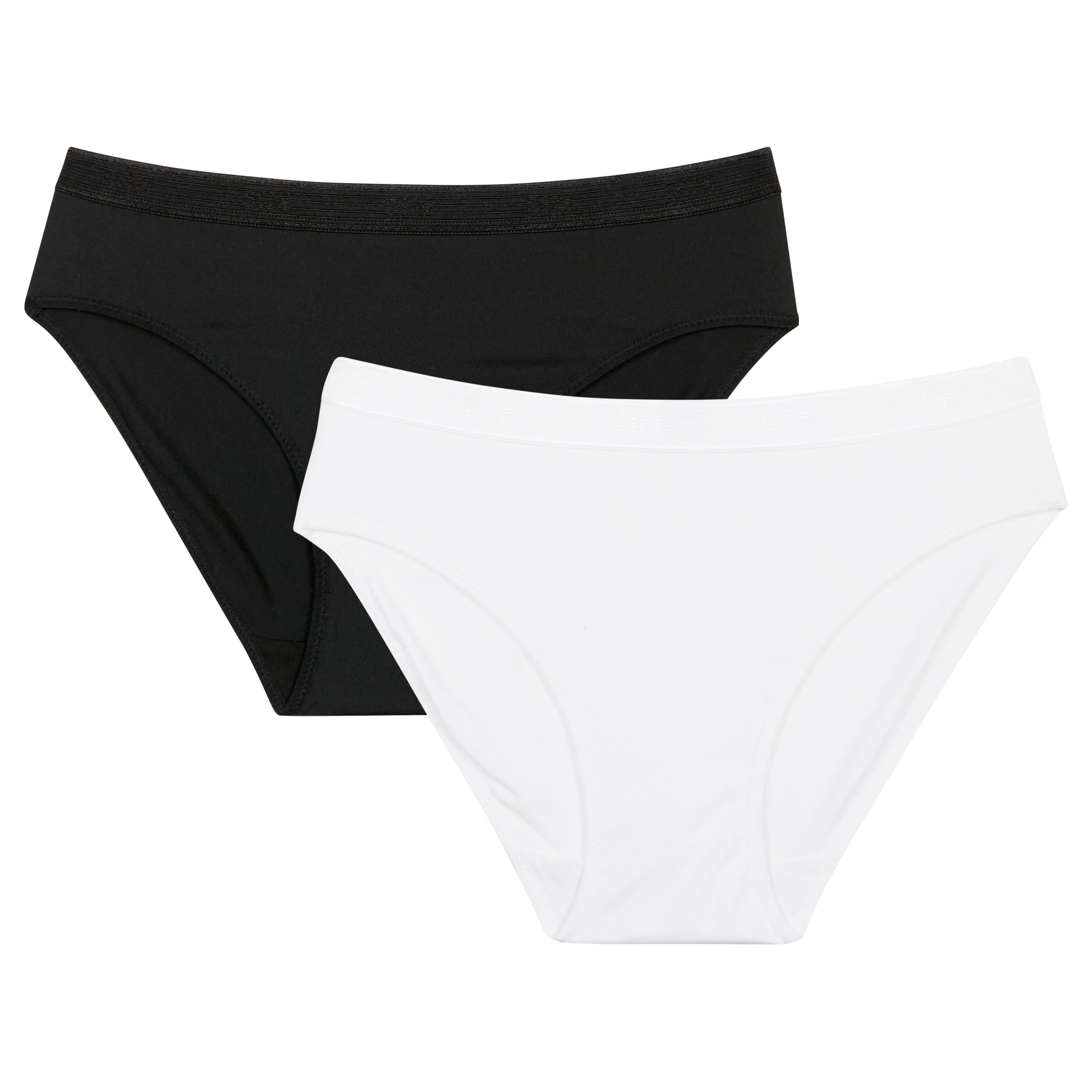 2 Pack Girls White Cotton Underwear - Soft Breathable Comfort for Everyday Wear - Perfect for School, Play & Sleep